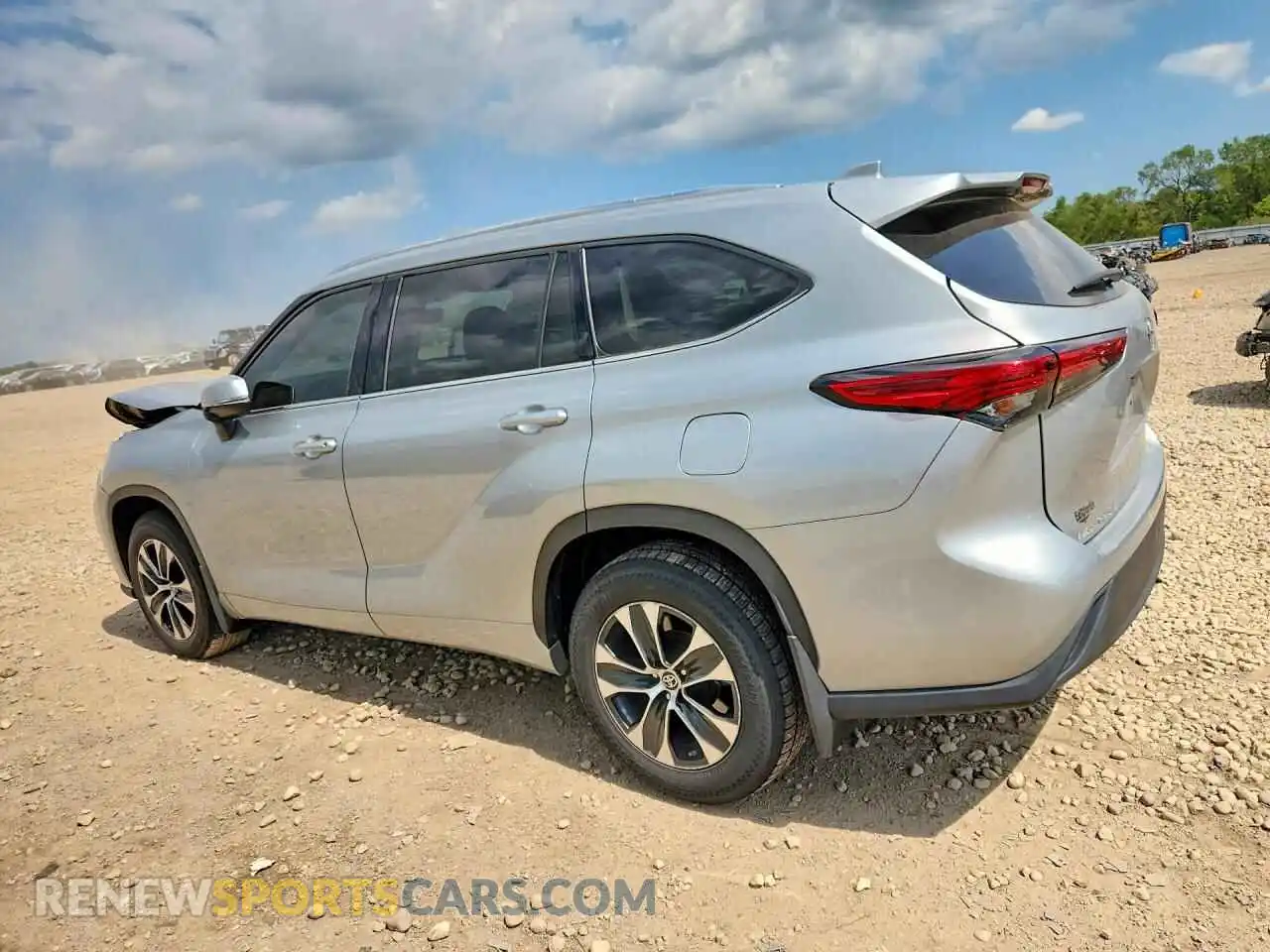2 Фотография поврежденного автомобиля 5TDHZRBH7MS523471 TOYOTA HIGHLANDER 2021