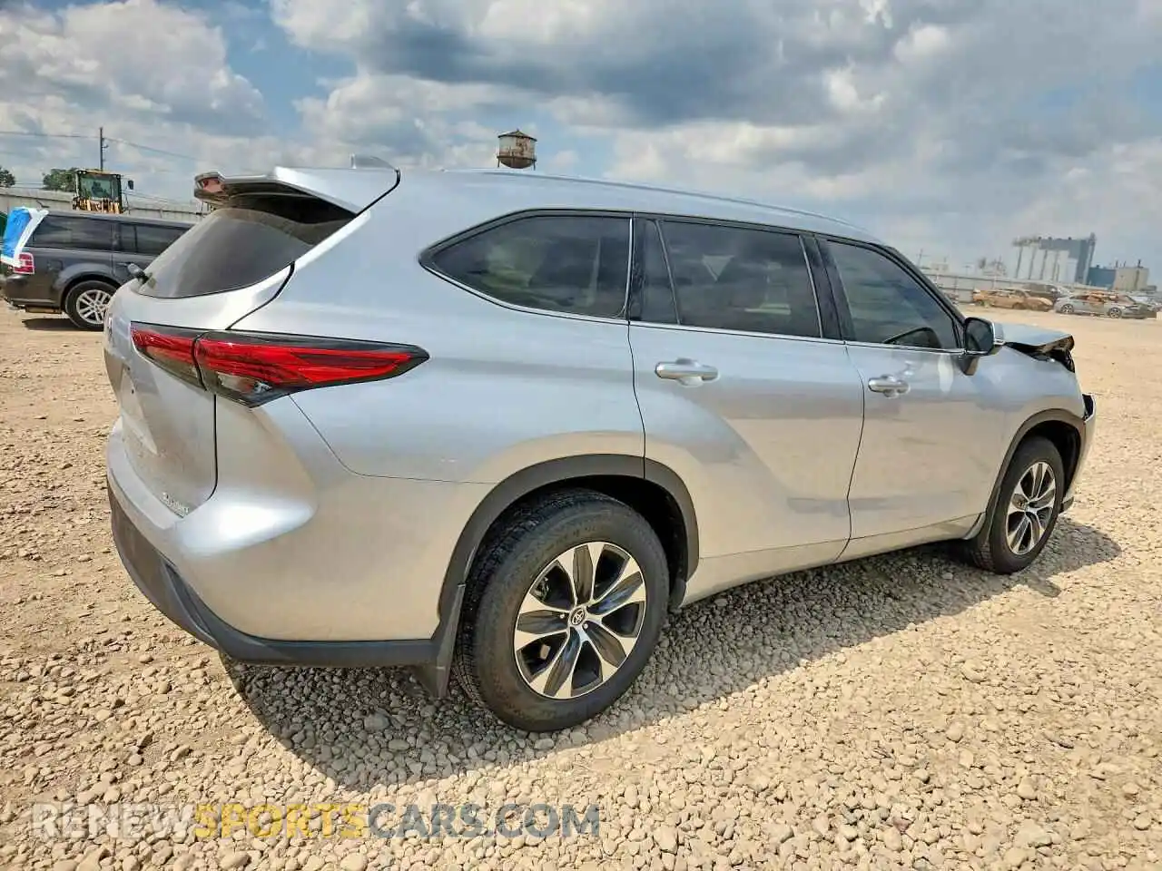 3 Фотография поврежденного автомобиля 5TDHZRBH7MS523471 TOYOTA HIGHLANDER 2021