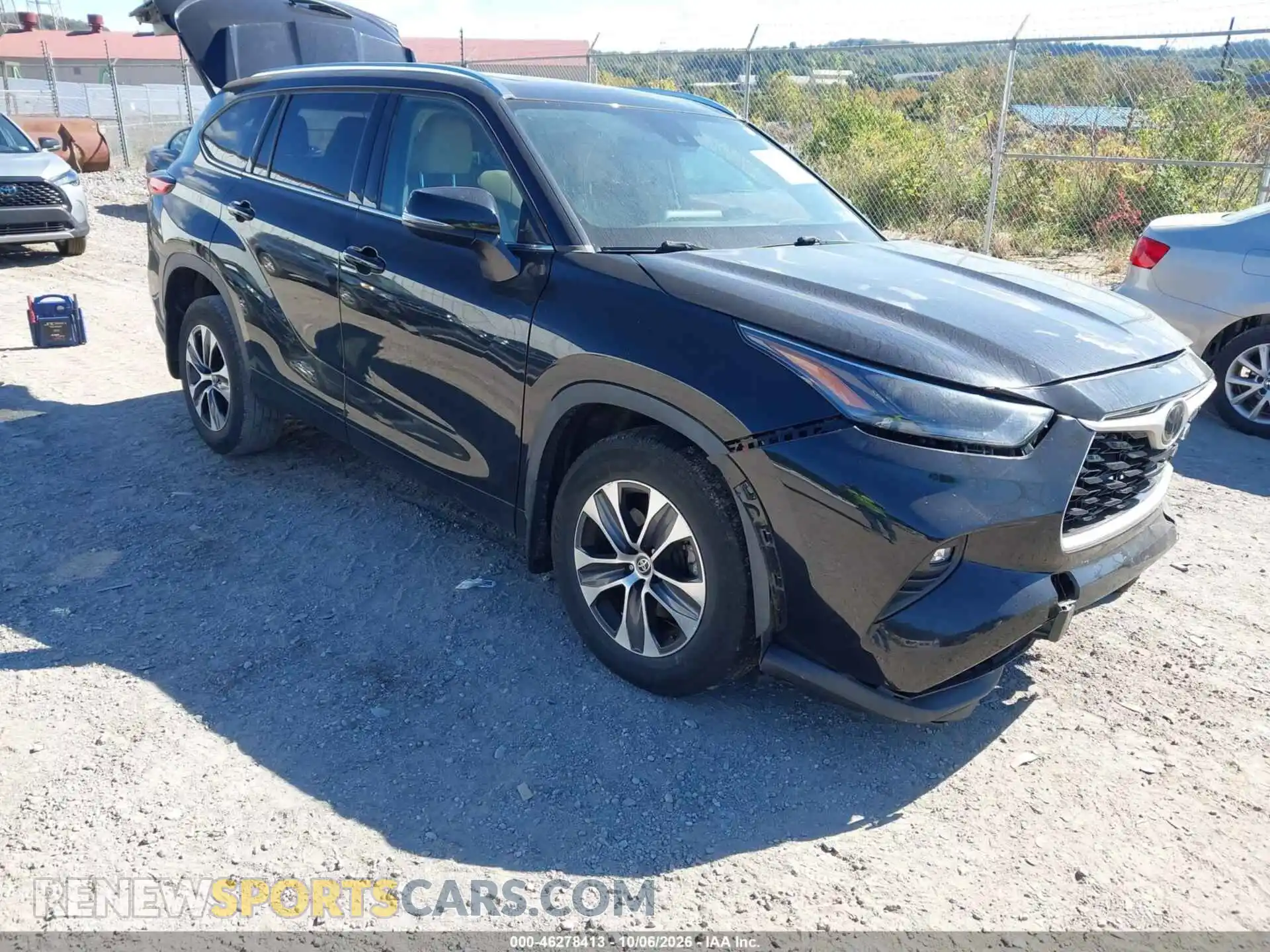 1 Photograph of a damaged car 5TDHZRBH8MS531868 TOYOTA HIGHLANDER 2021