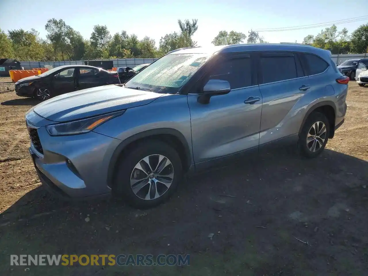 1 Photograph of a damaged car 5TDHZRBH9MS140969 TOYOTA HIGHLANDER 2021