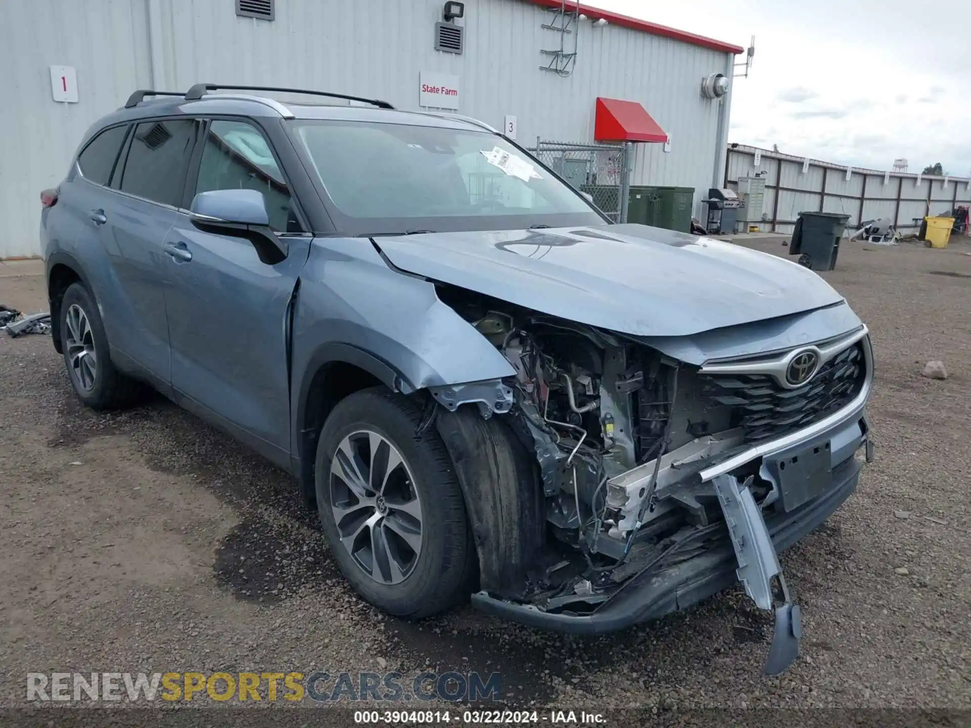 1 fotografías del automóvil dañado 5TDHZRBH9MS150885 TOYOTA HIGHLANDER 2021