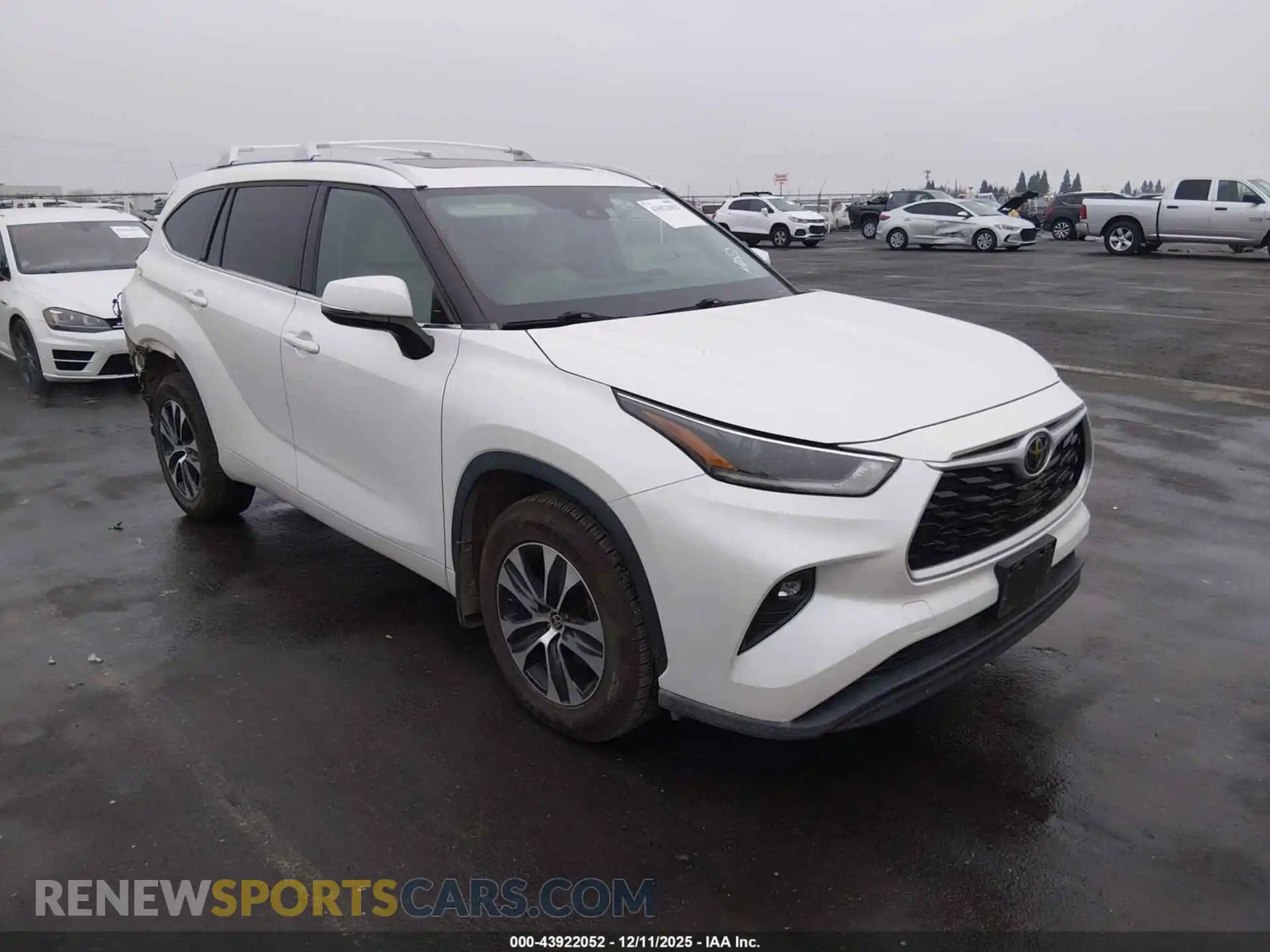 1 fotografías del automóvil dañado 5TDHZRBH9MS547187 TOYOTA HIGHLANDER 2021