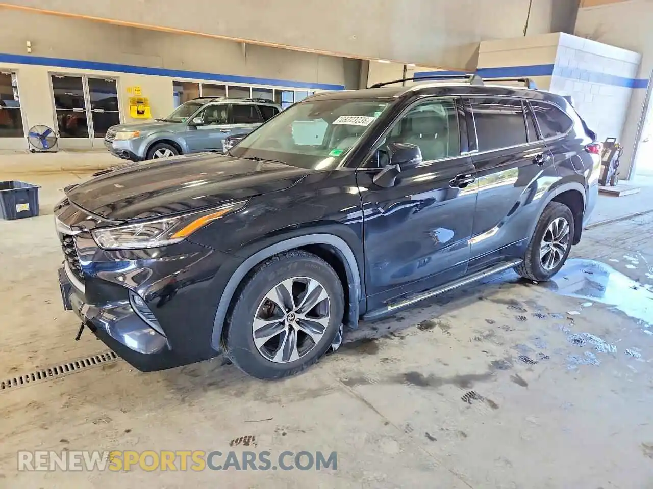 1 Photograph of a damaged car 5TDHZRBHXMS539518 TOYOTA HIGHLANDER 2021