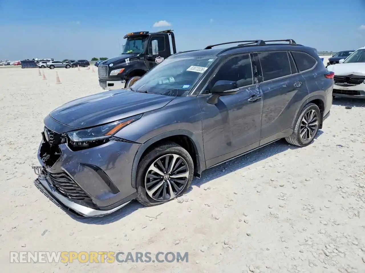 1 Фотография поврежденного автомобиля 5TDJZRAH1MS073030 TOYOTA HIGHLANDER 2021