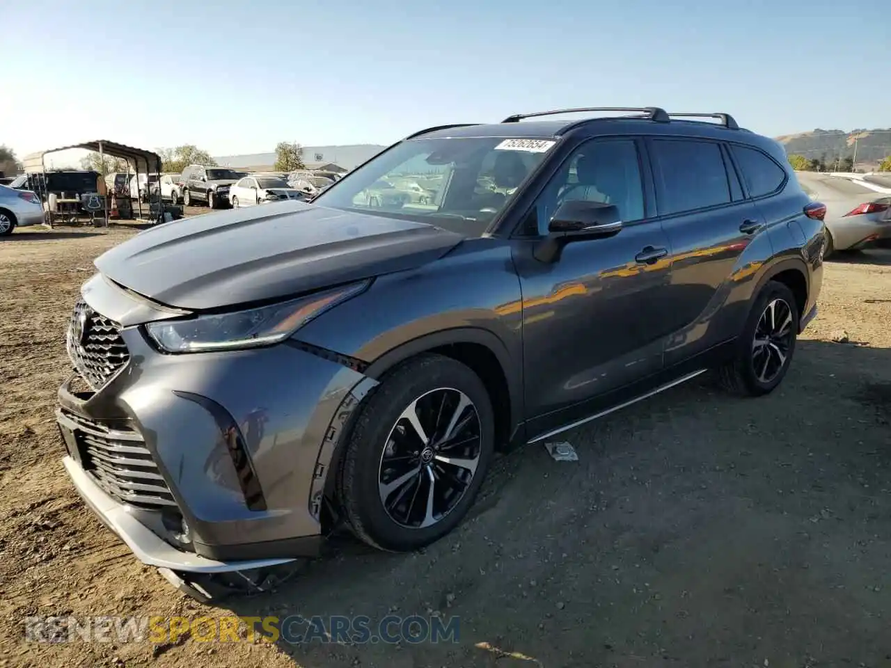 1 Photograph of a damaged car 5TDJZRAH8MS036945 TOYOTA HIGHLANDER 2021