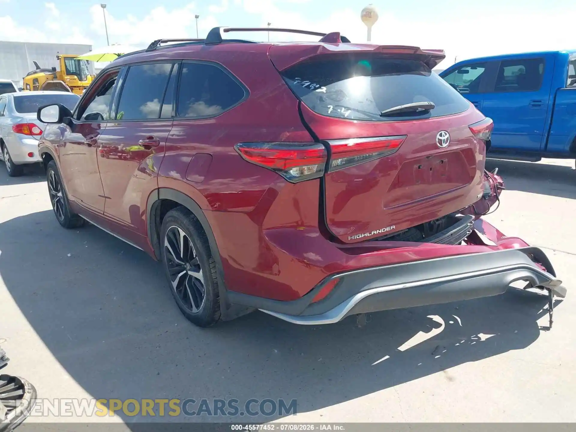 3 Photograph of a damaged car 5TDJZRAH8MS087992 TOYOTA HIGHLANDER 2021