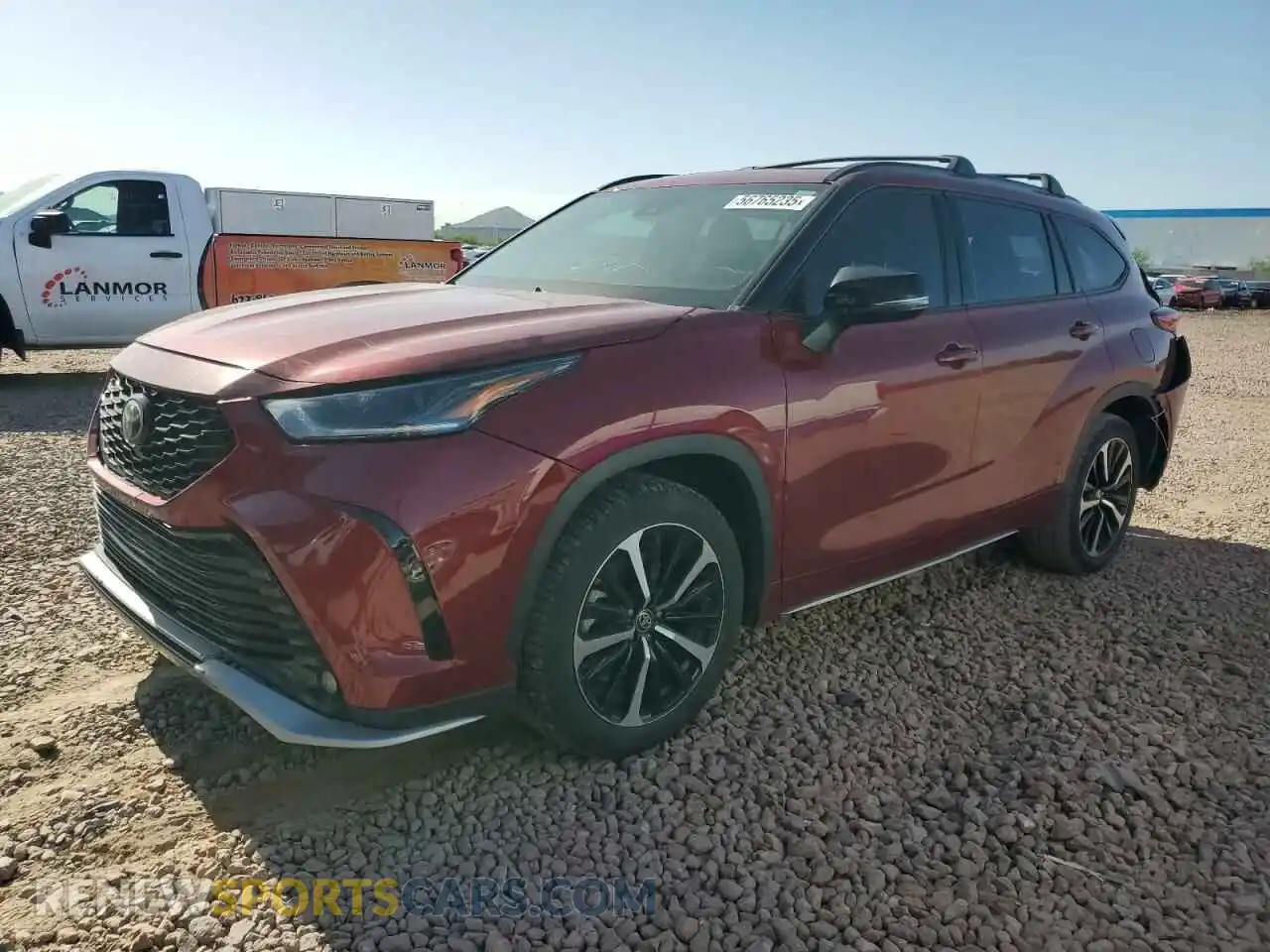 1 Photograph of a damaged car 5TDJZRBH0MS119686 TOYOTA HIGHLANDER 2021