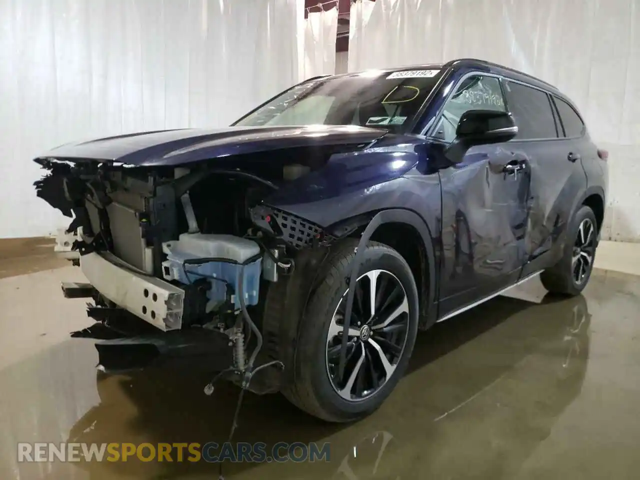 2 Photograph of a damaged car 5TDJZRBH1MS150381 TOYOTA HIGHLANDER 2021