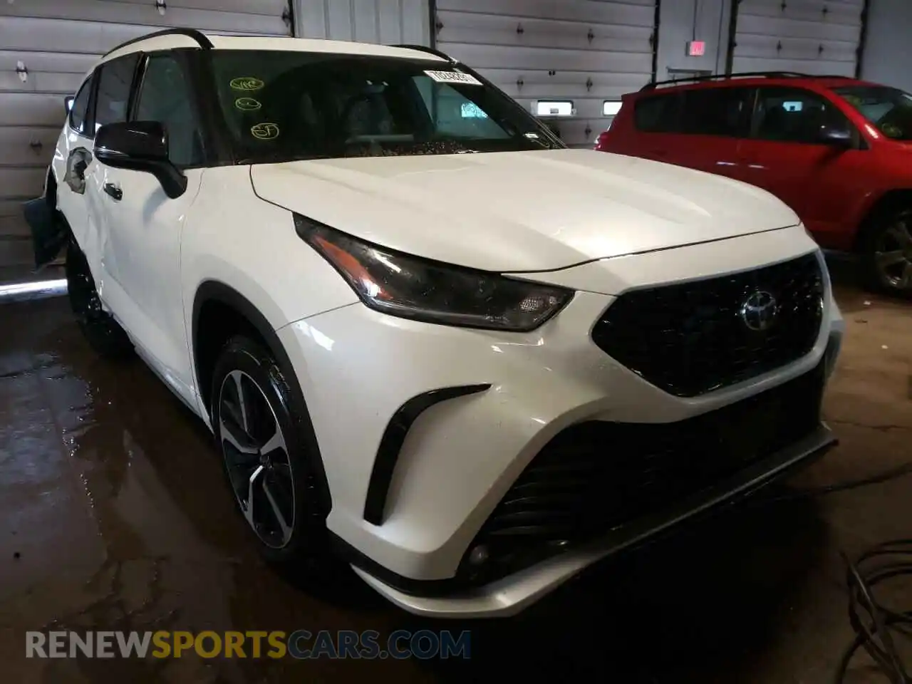 1 Photograph of a damaged car 5TDJZRBH3MS107337 TOYOTA HIGHLANDER 2021