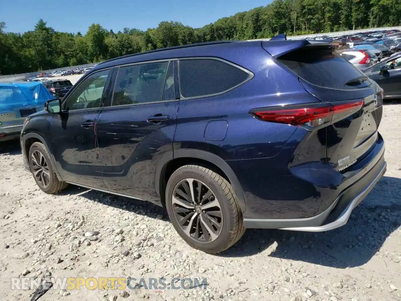 2 Photograph of a damaged car 5TDJZRBH4MS071075 TOYOTA HIGHLANDER 2021