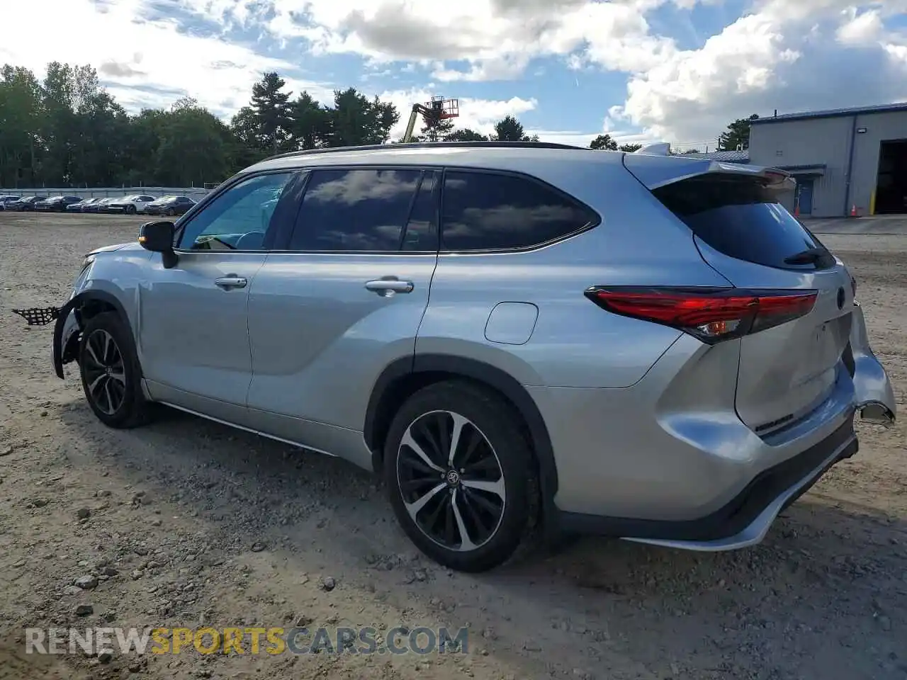2 Photograph of a damaged car 5TDJZRBH4MS089155 TOYOTA HIGHLANDER 2021
