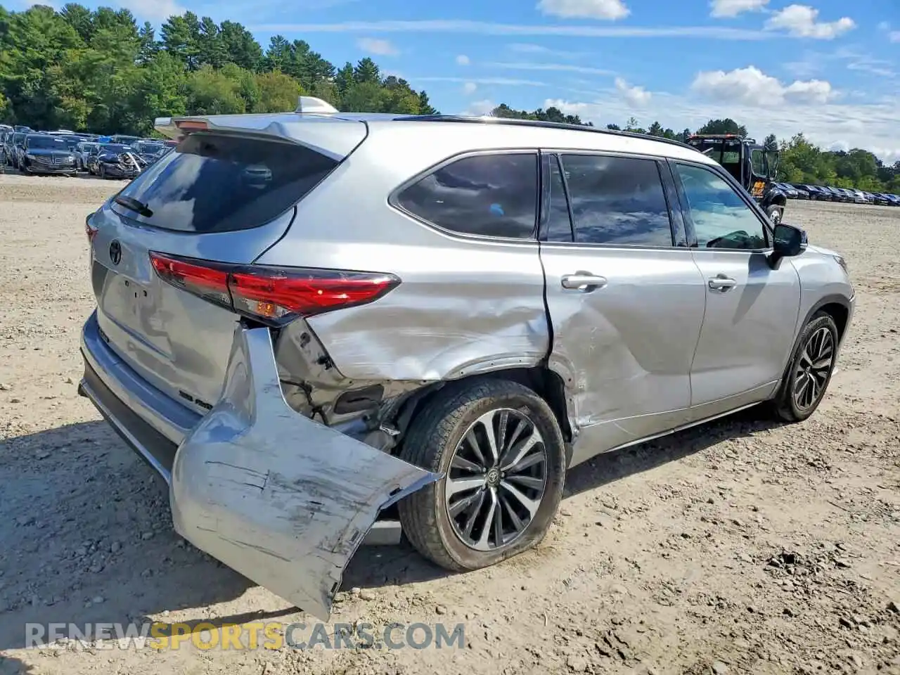 3 Photograph of a damaged car 5TDJZRBH4MS089155 TOYOTA HIGHLANDER 2021