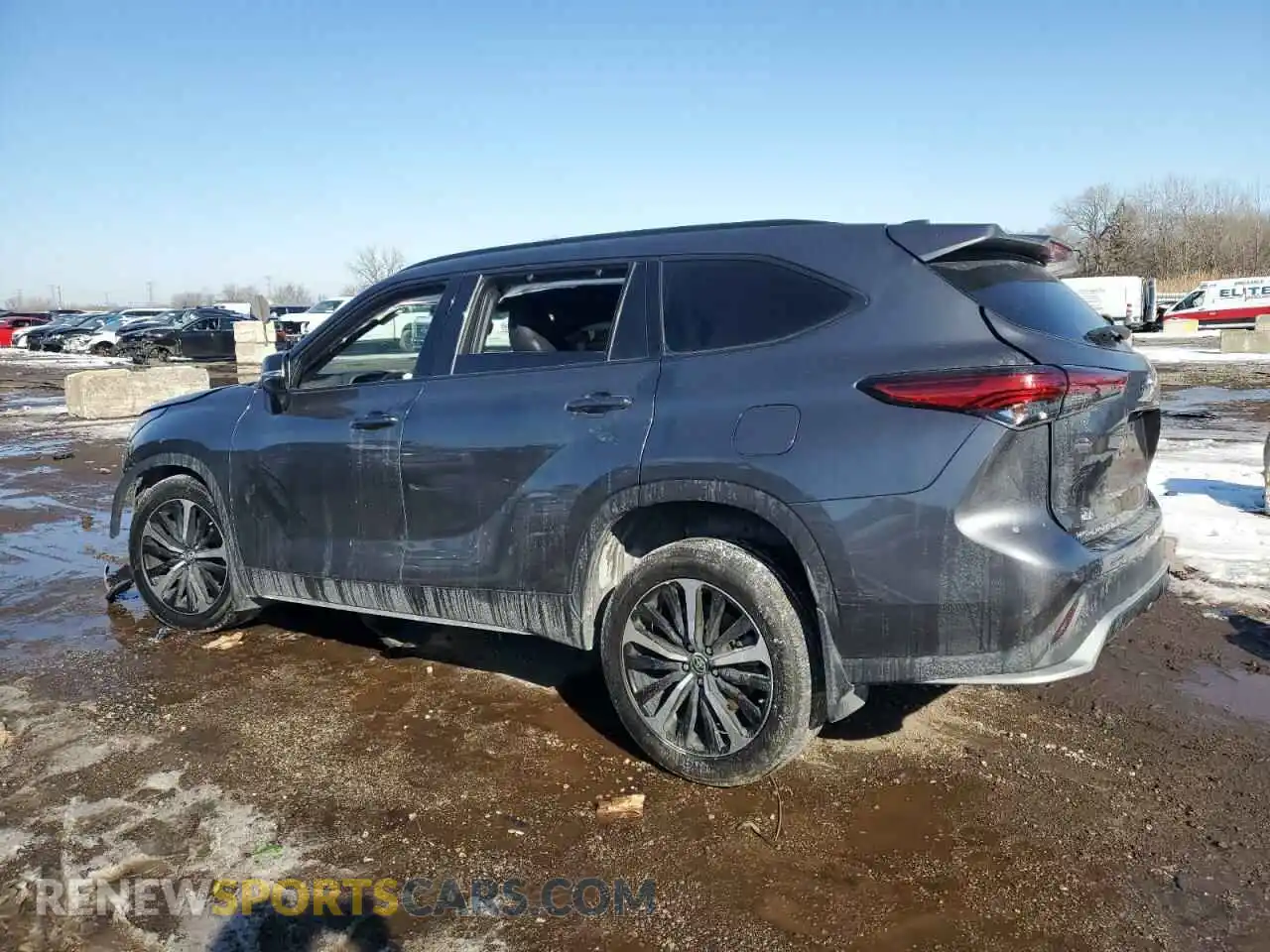 2 Photograph of a damaged car 5TDJZRBH4MS159074 TOYOTA HIGHLANDER 2021