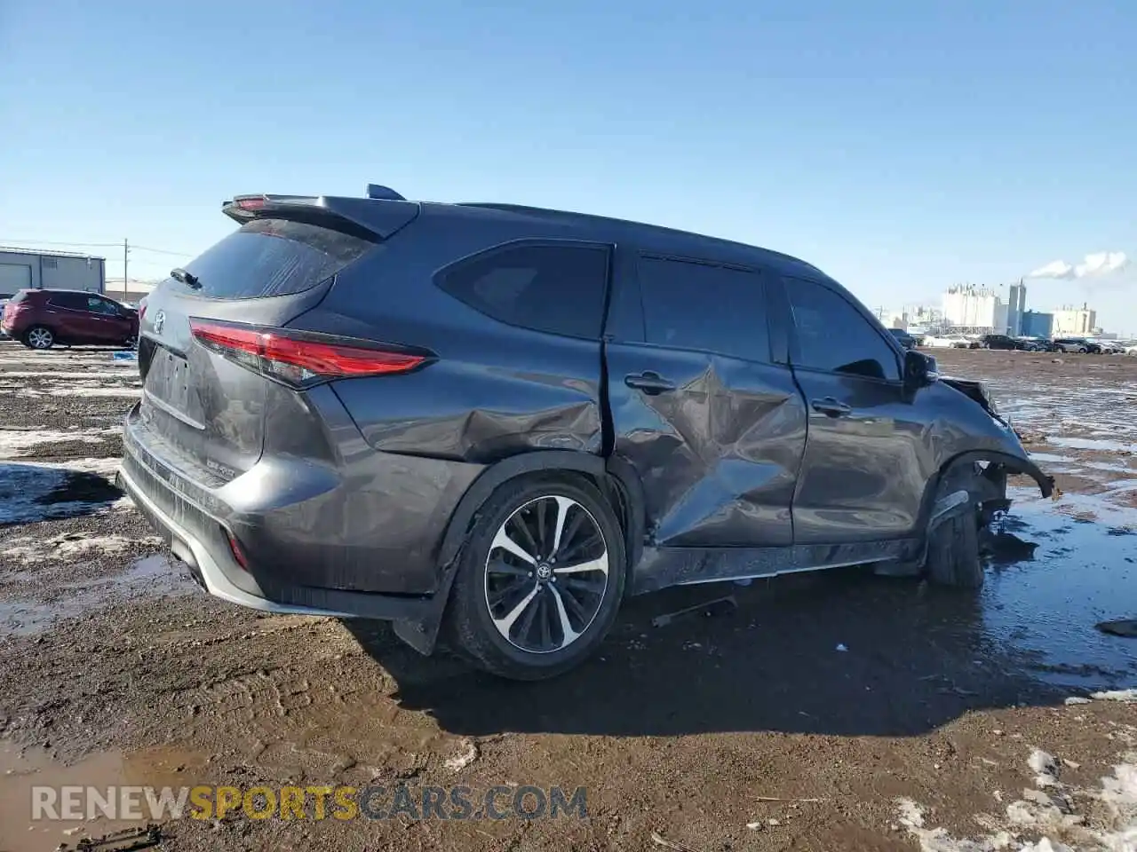 3 Photograph of a damaged car 5TDJZRBH4MS159074 TOYOTA HIGHLANDER 2021