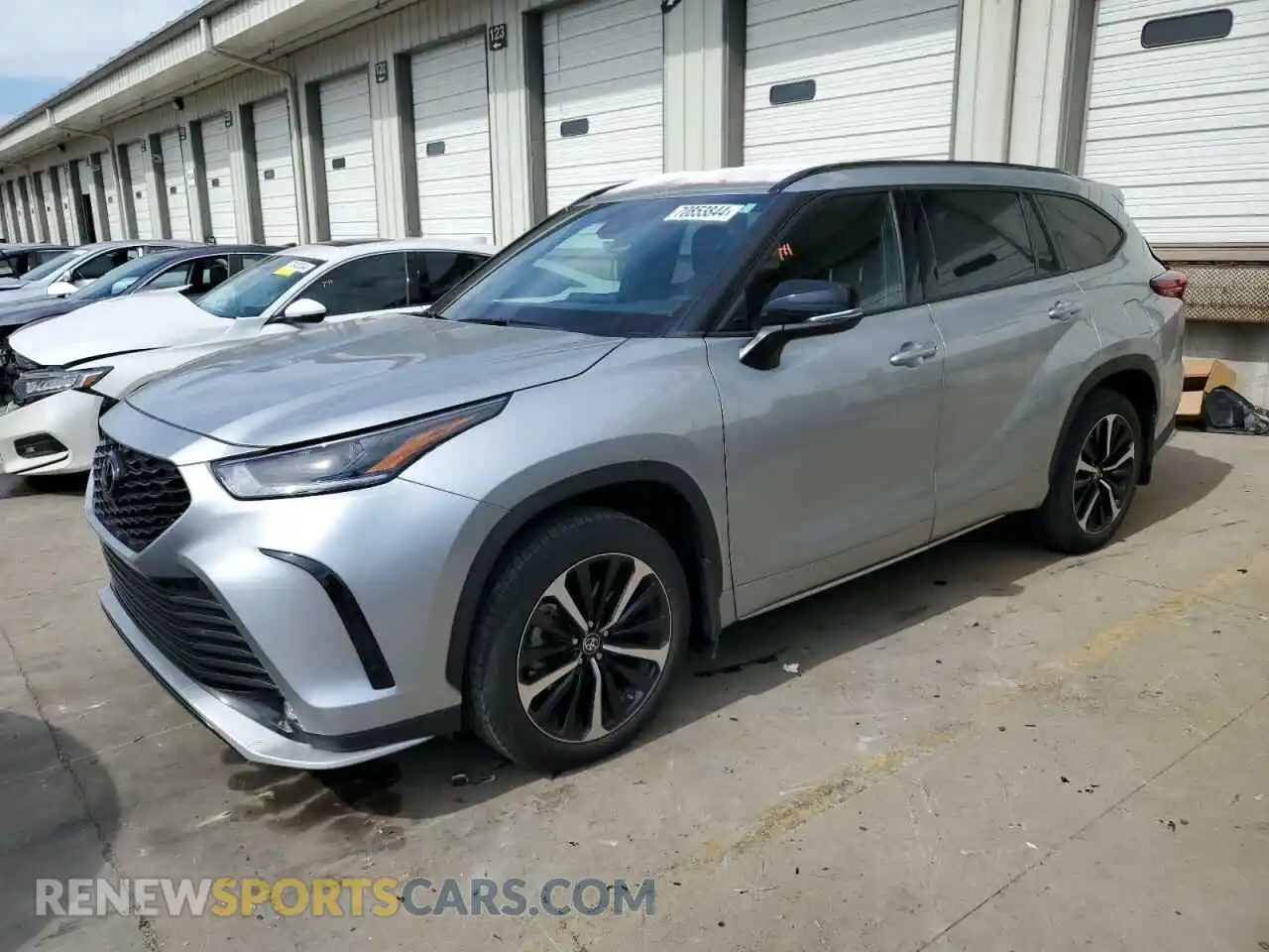 1 Photograph of a damaged car 5TDJZRBH5MS084224 TOYOTA HIGHLANDER 2021