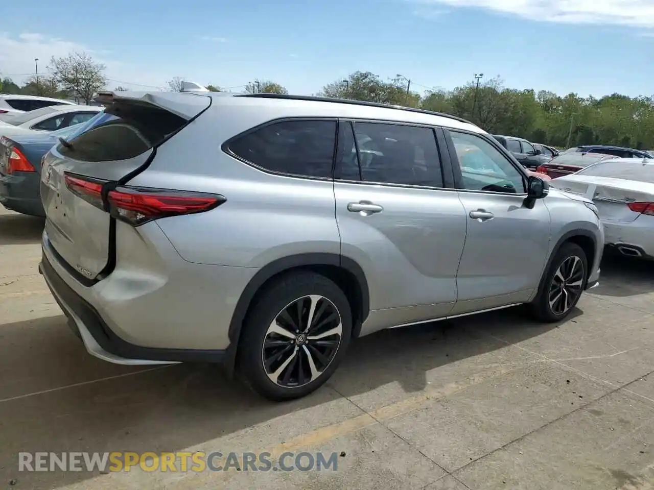 3 Photograph of a damaged car 5TDJZRBH5MS084224 TOYOTA HIGHLANDER 2021