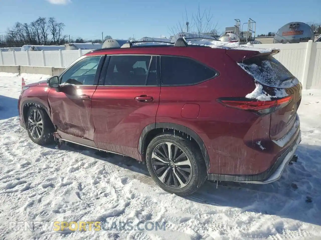 2 Photograph of a damaged car 5TDJZRBH6MS130286 TOYOTA HIGHLANDER 2021