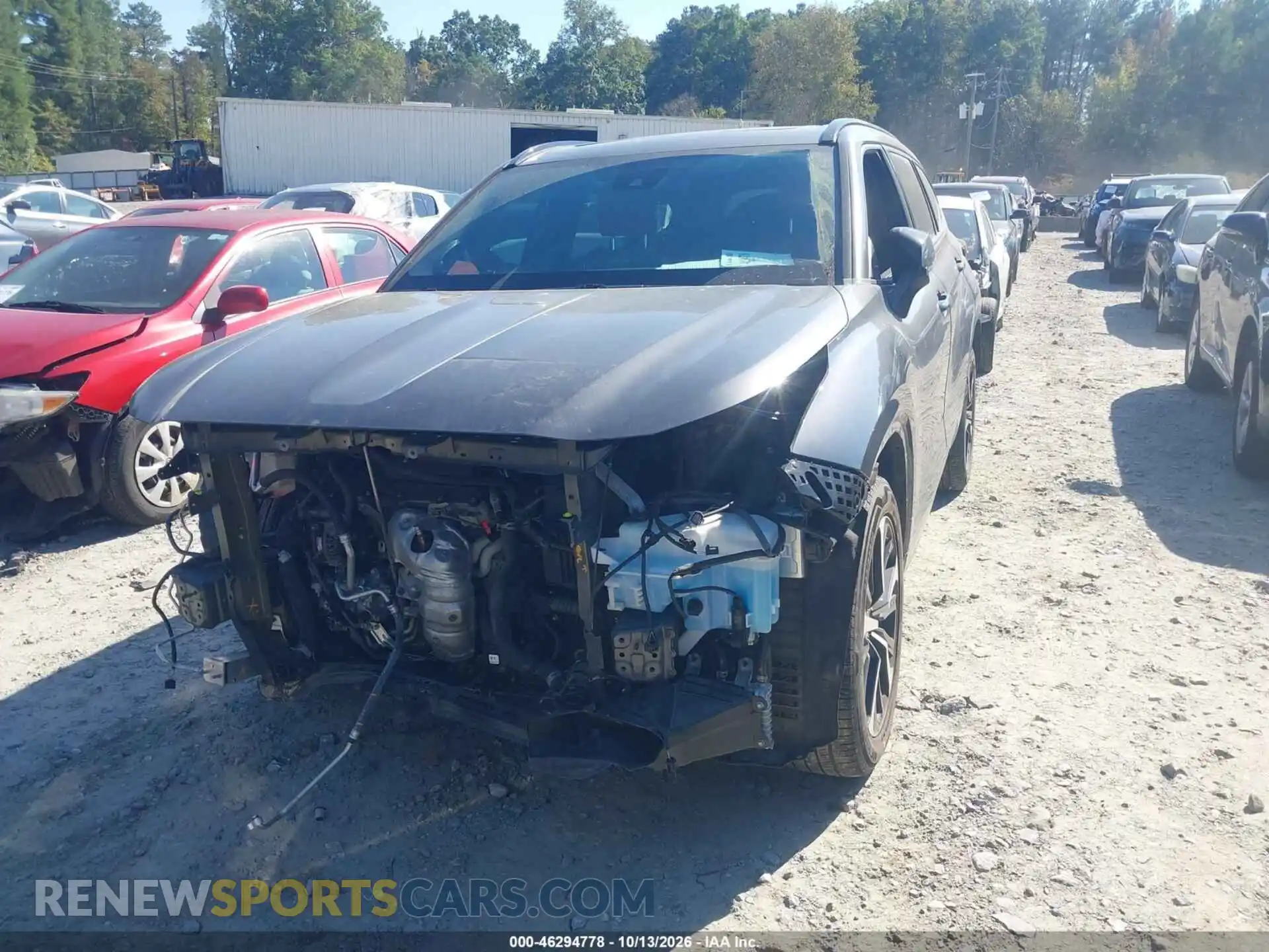 2 Photograph of a damaged car 5TDJZRBH7MS063830 TOYOTA HIGHLANDER 2021