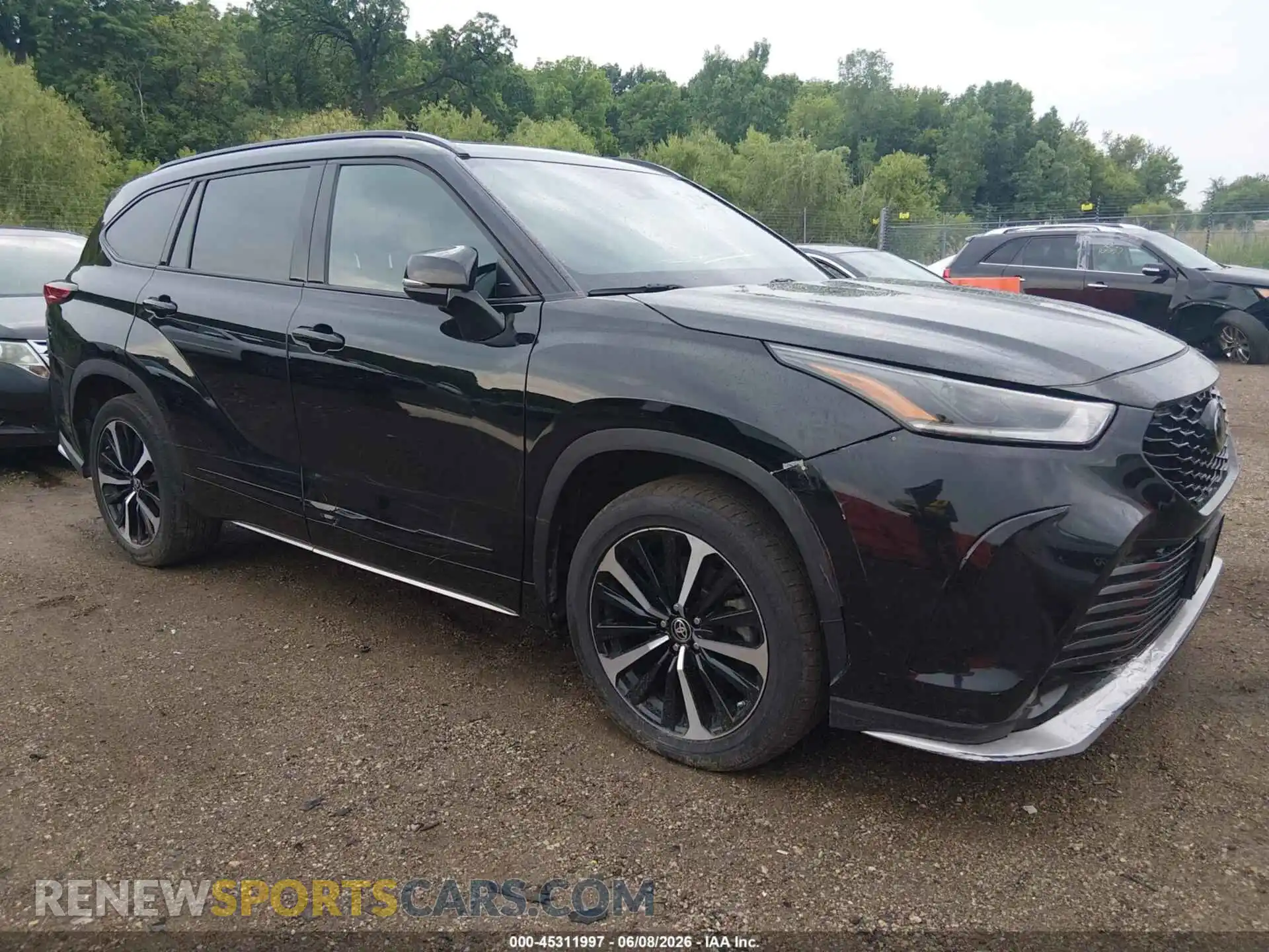 1 Photograph of a damaged car 5TDJZRBH7MS125937 TOYOTA HIGHLANDER 2021