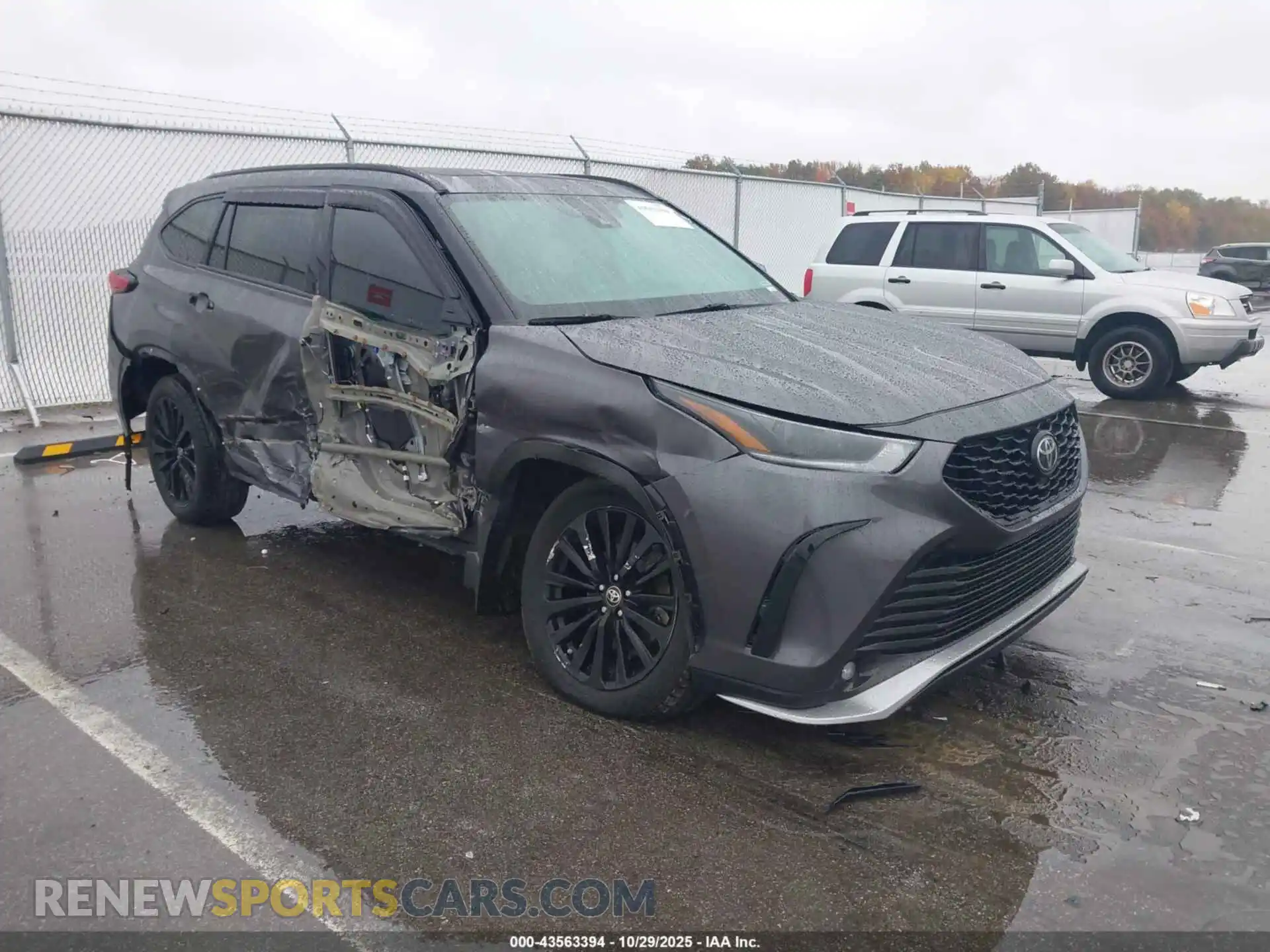 1 Photograph of a damaged car 5TDJZRBH7MS127123 TOYOTA HIGHLANDER 2021