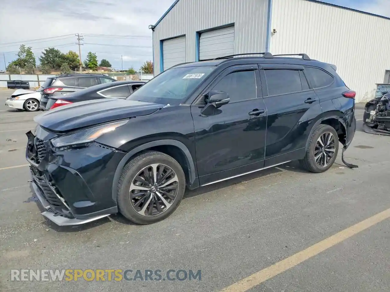 1 Photograph of a damaged car 5TDJZRBH8MS057261 TOYOTA HIGHLANDER 2021