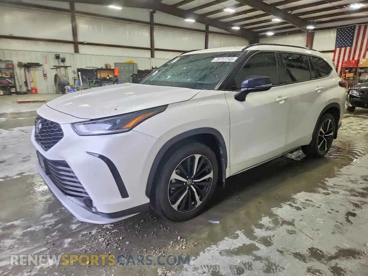 1 Photograph of a damaged car 5TDJZRBH9MS126698 TOYOTA HIGHLANDER 2021