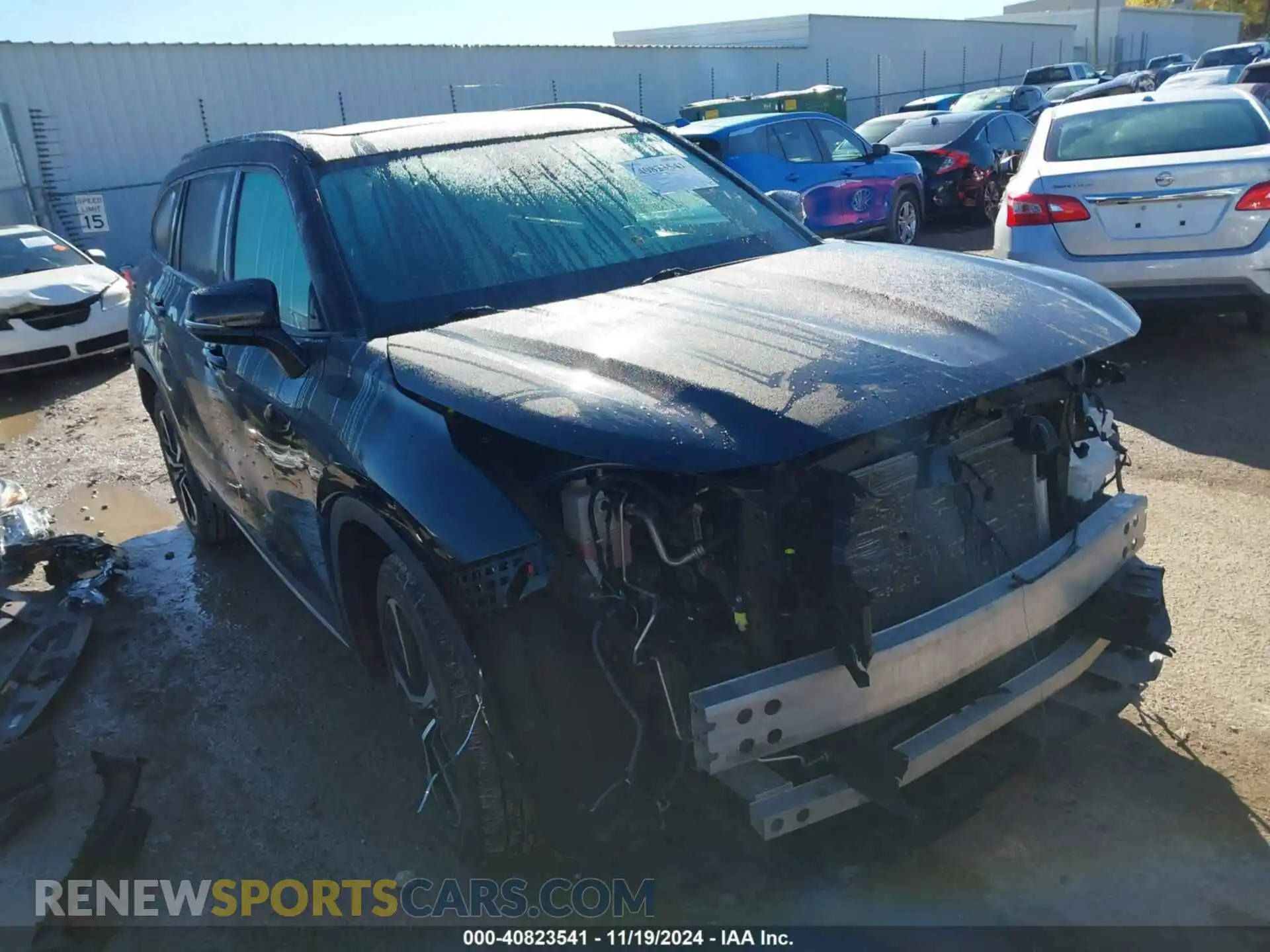 1 Photograph of a damaged car 5TDJZRBH9MS135014 TOYOTA HIGHLANDER 2021