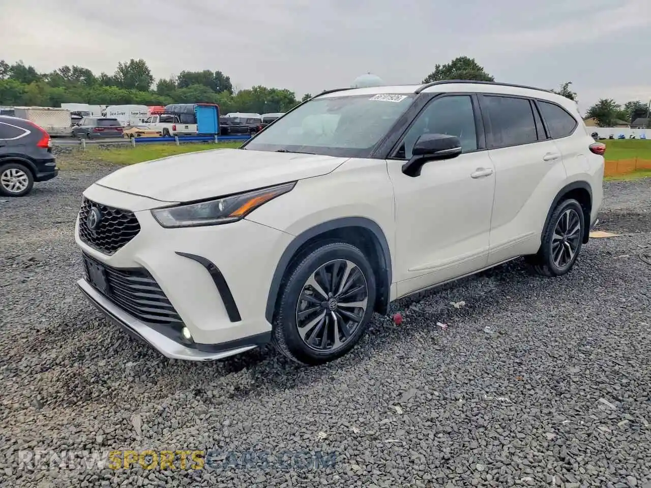 1 Photograph of a damaged car 5TDJZRBHXMS068097 TOYOTA HIGHLANDER 2021