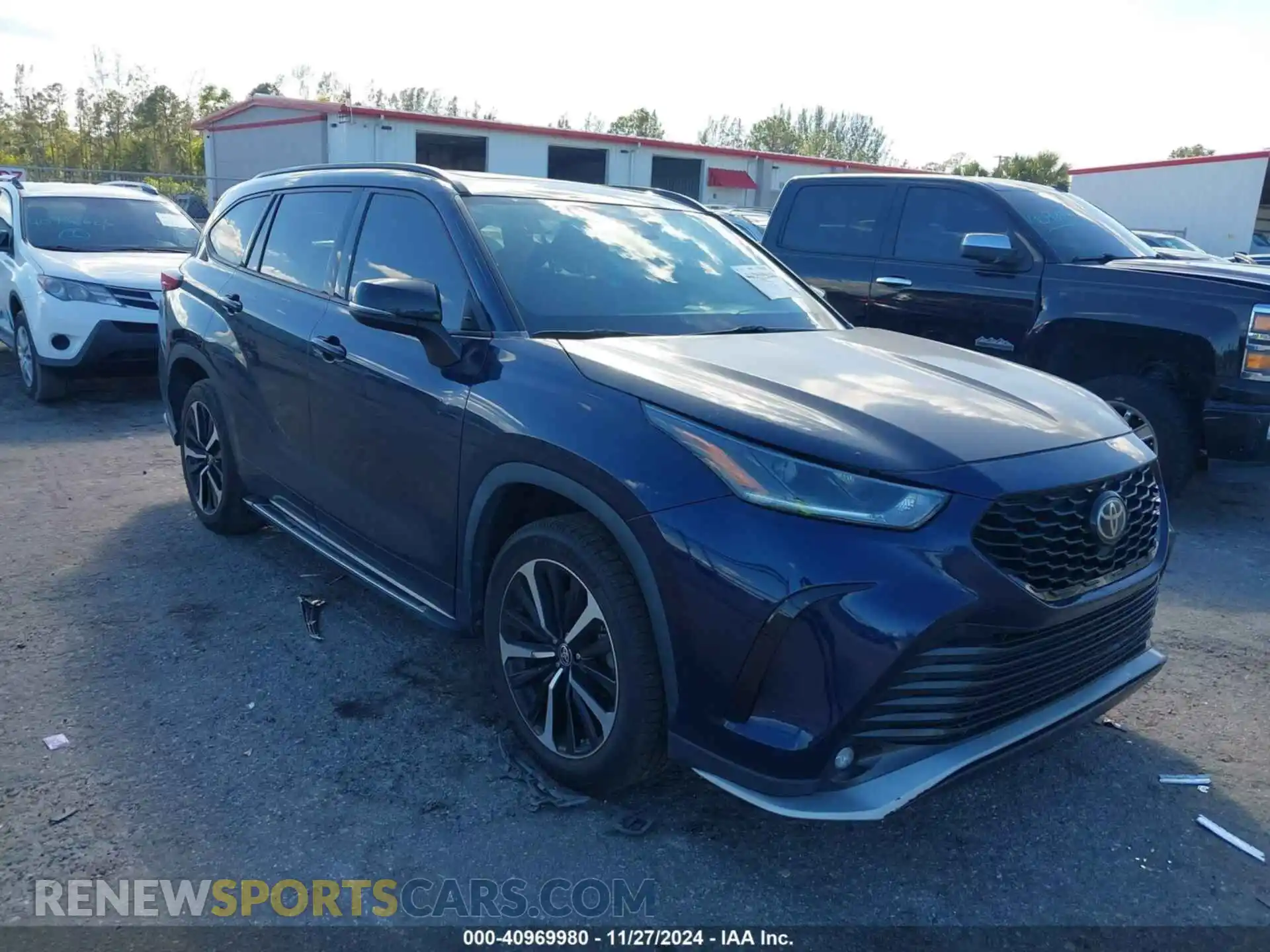 1 Photograph of a damaged car 5TDLZRAH0MS055000 TOYOTA HIGHLANDER 2021