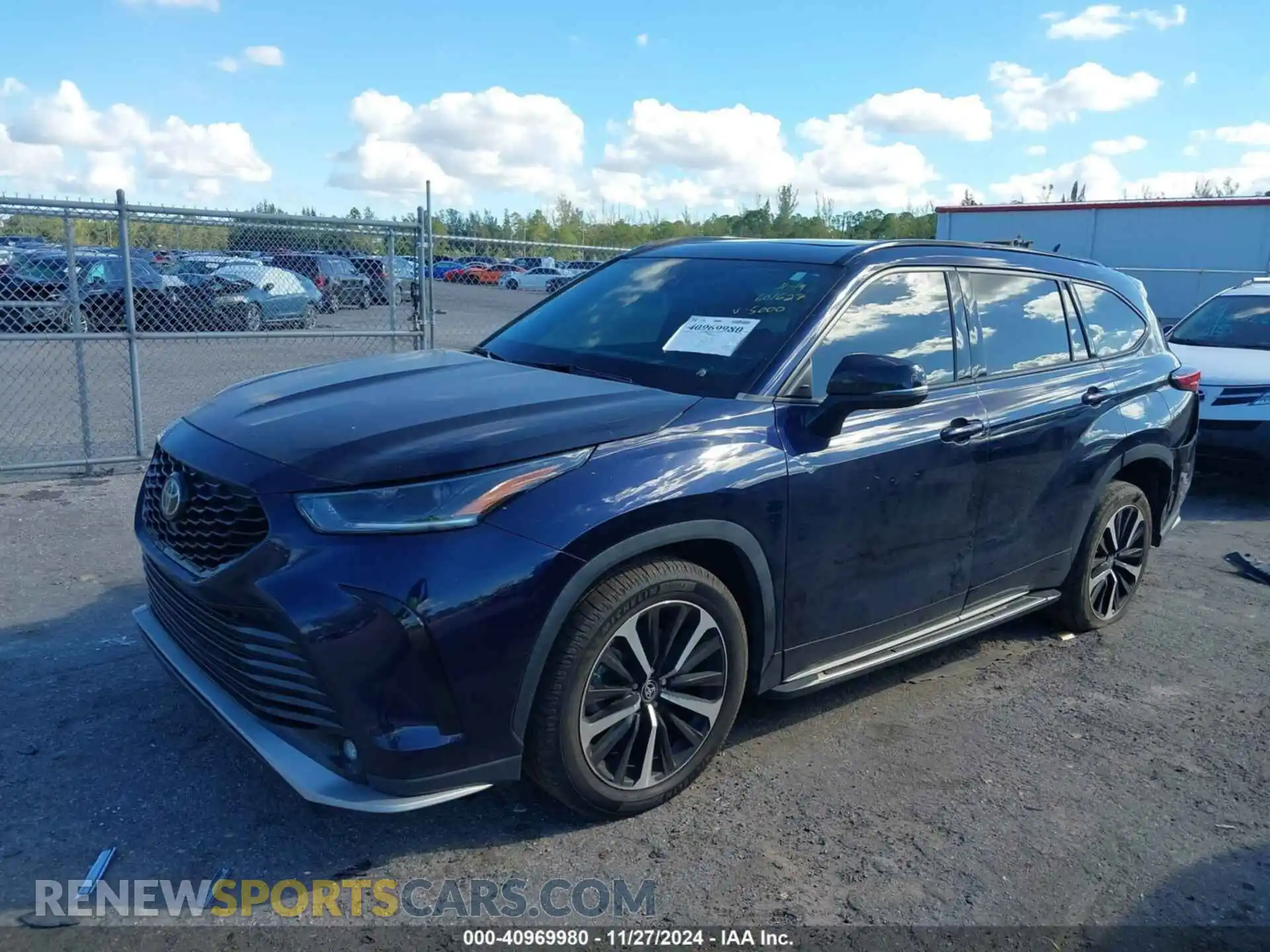 2 Photograph of a damaged car 5TDLZRAH0MS055000 TOYOTA HIGHLANDER 2021