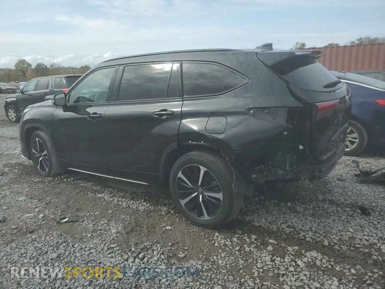 2 Photograph of a damaged car 5TDLZRAH0MS081984 TOYOTA HIGHLANDER 2021
