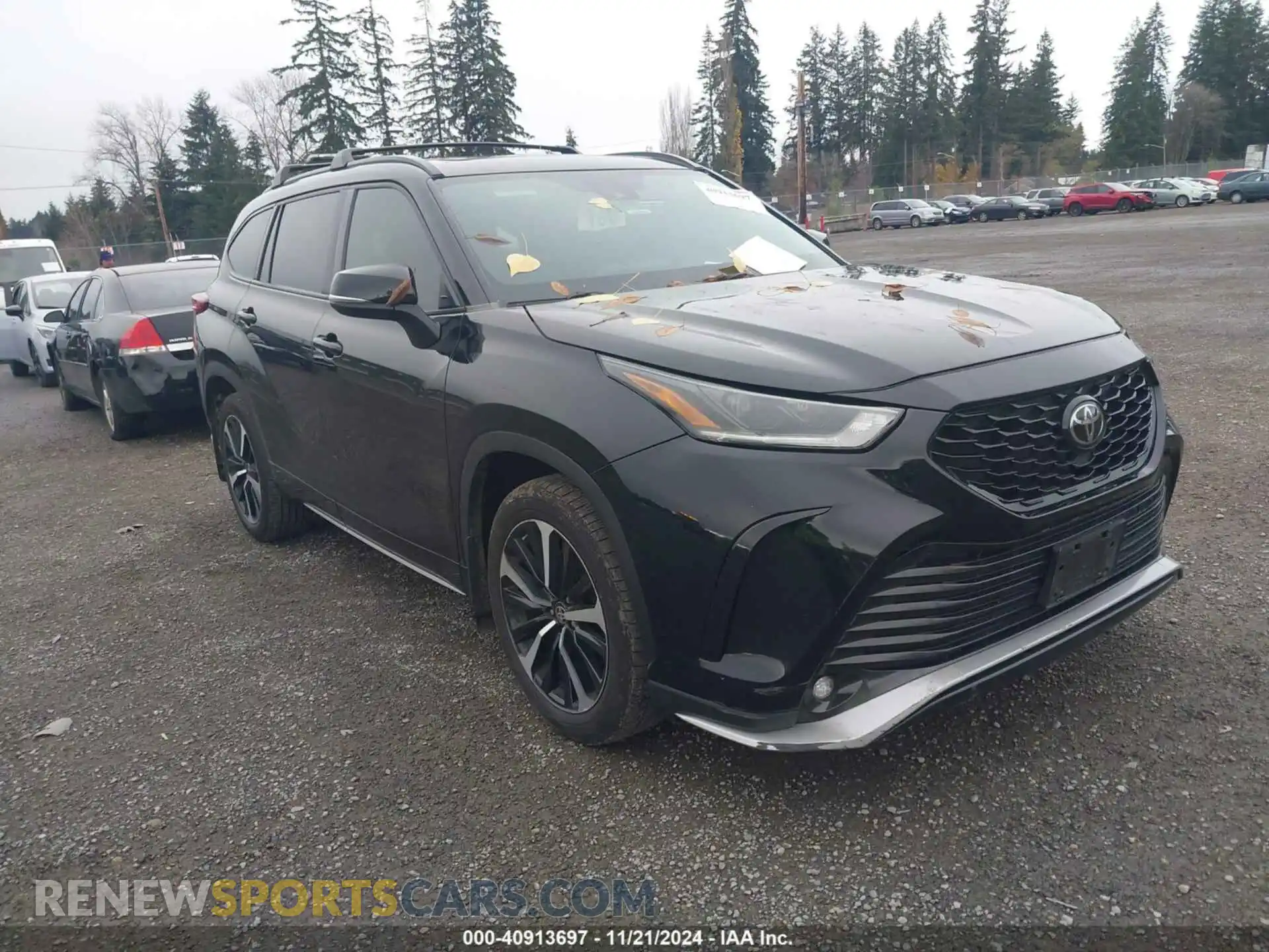 1 Photograph of a damaged car 5TDLZRAH1MS061050 TOYOTA HIGHLANDER 2021