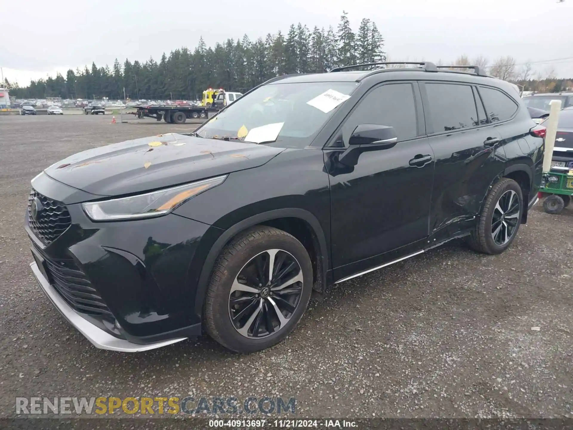 2 Photograph of a damaged car 5TDLZRAH1MS061050 TOYOTA HIGHLANDER 2021