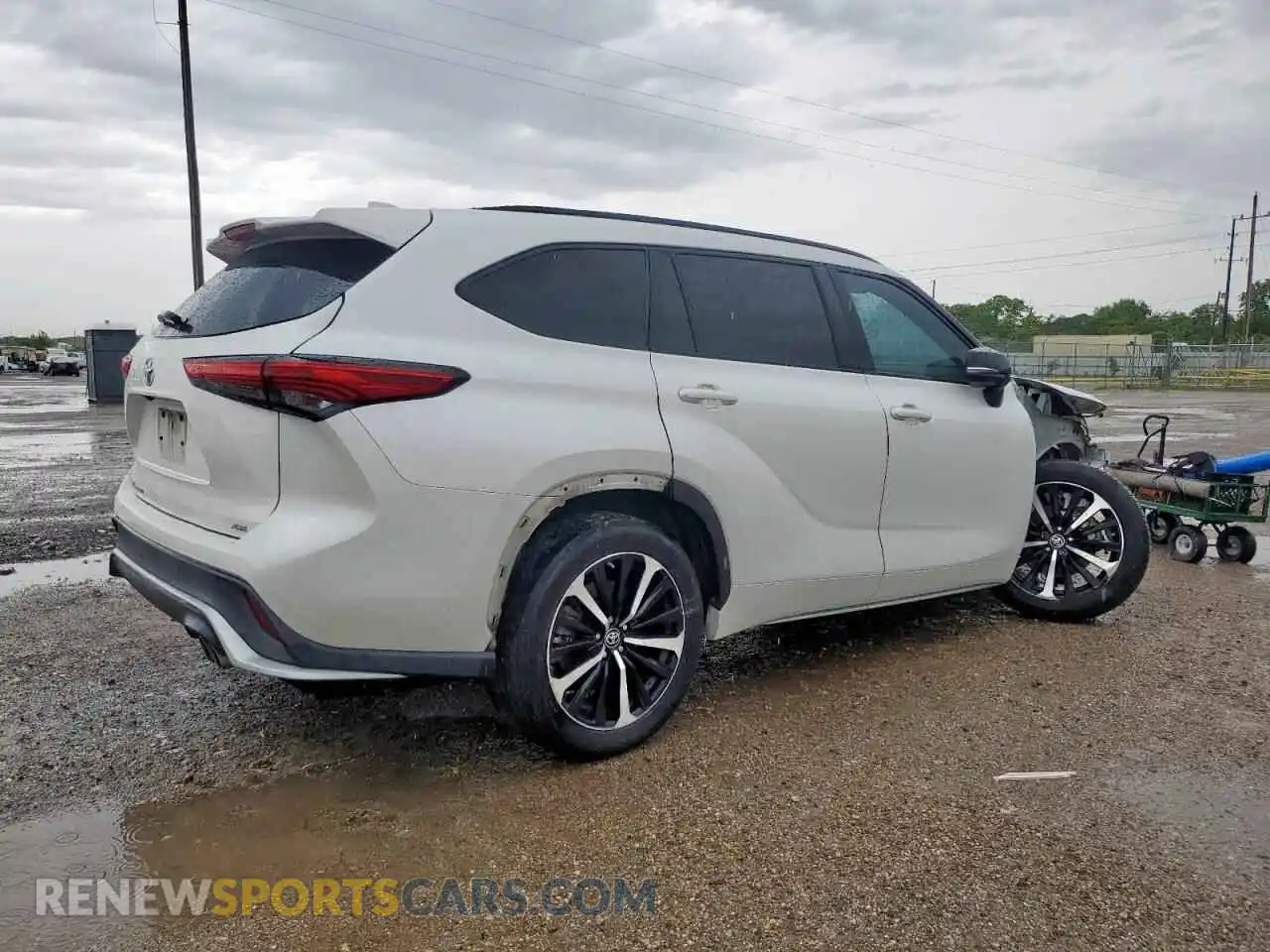 3 Photograph of a damaged car 5TDLZRAH1MS064904 TOYOTA HIGHLANDER 2021