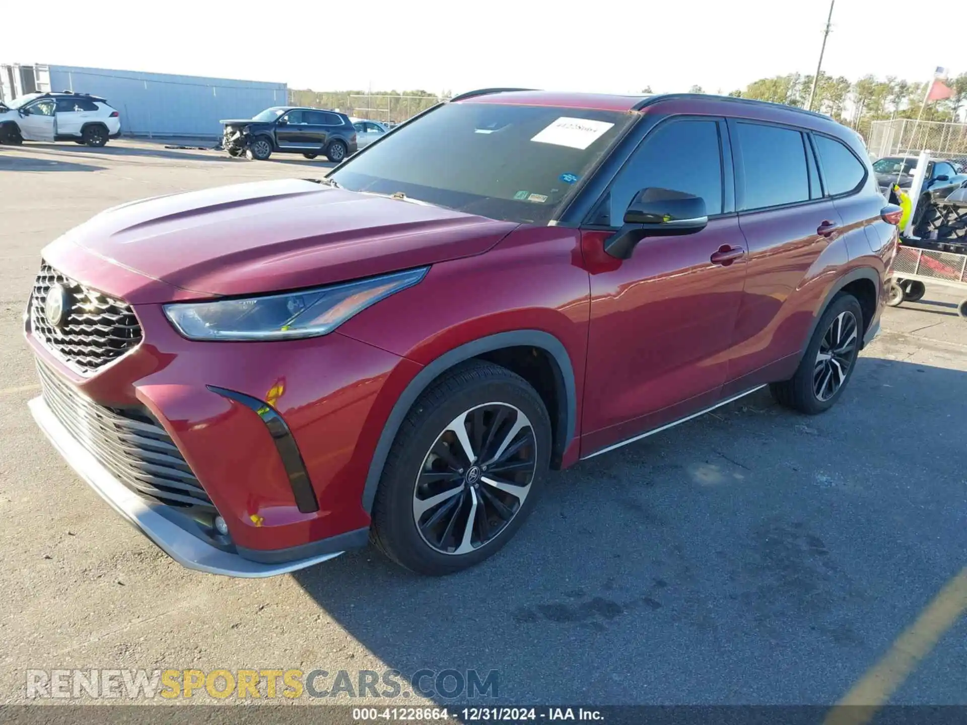 2 Photograph of a damaged car 5TDLZRAH3MS031970 TOYOTA HIGHLANDER 2021