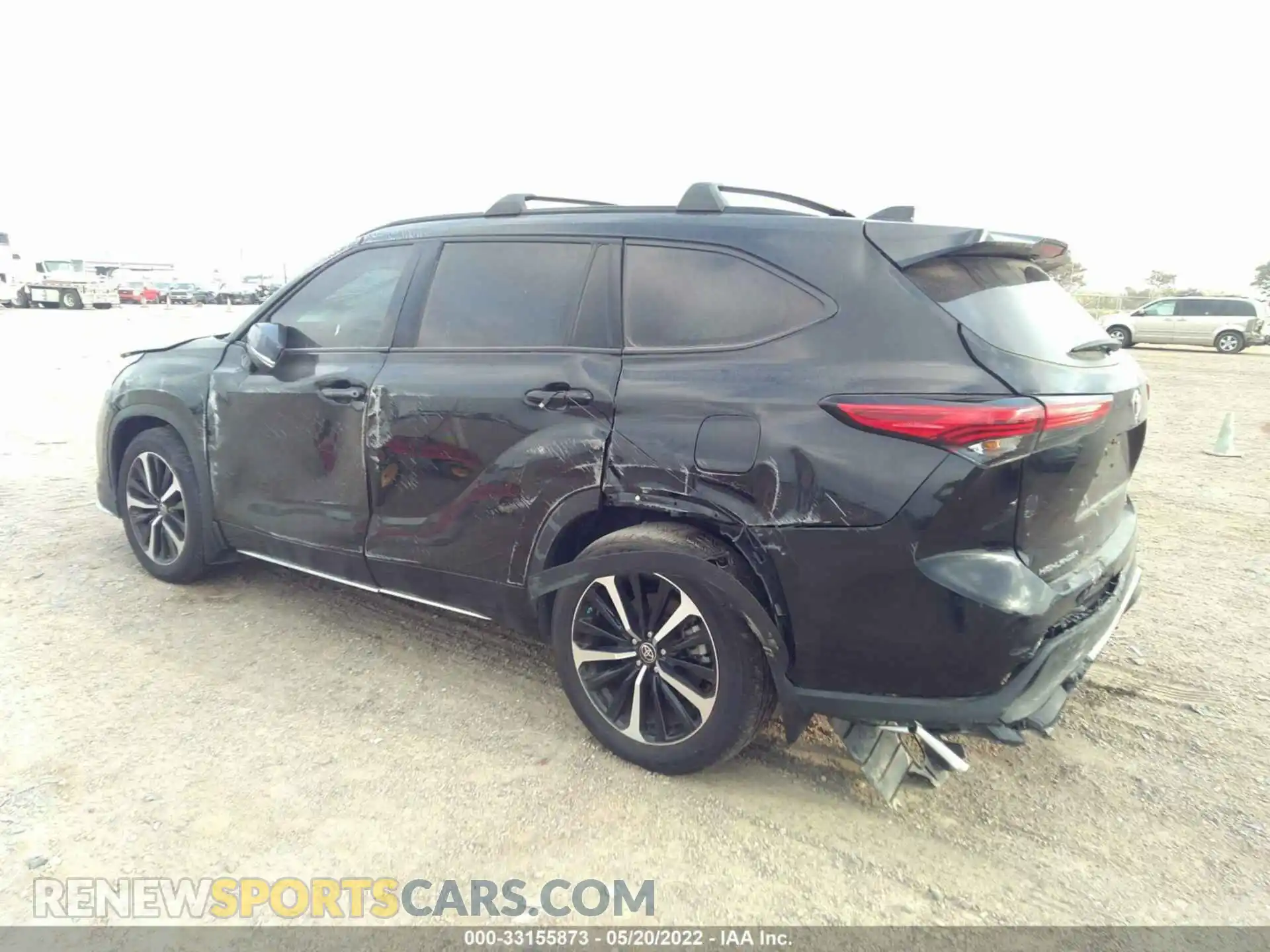 3 Photograph of a damaged car 5TDLZRAH3MS067061 TOYOTA HIGHLANDER 2021
