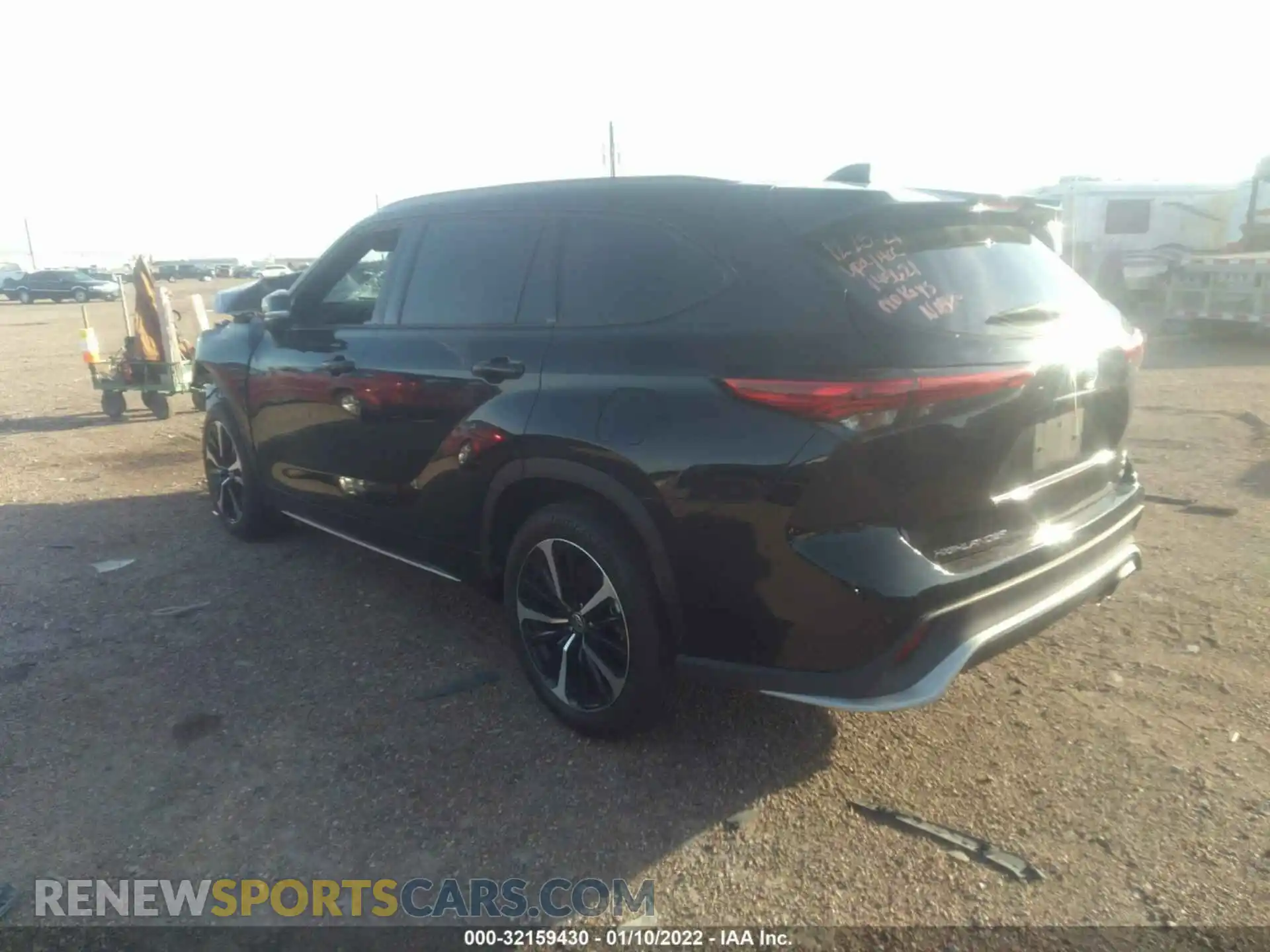 3 Photograph of a damaged car 5TDLZRAH4MS043755 TOYOTA HIGHLANDER 2021
