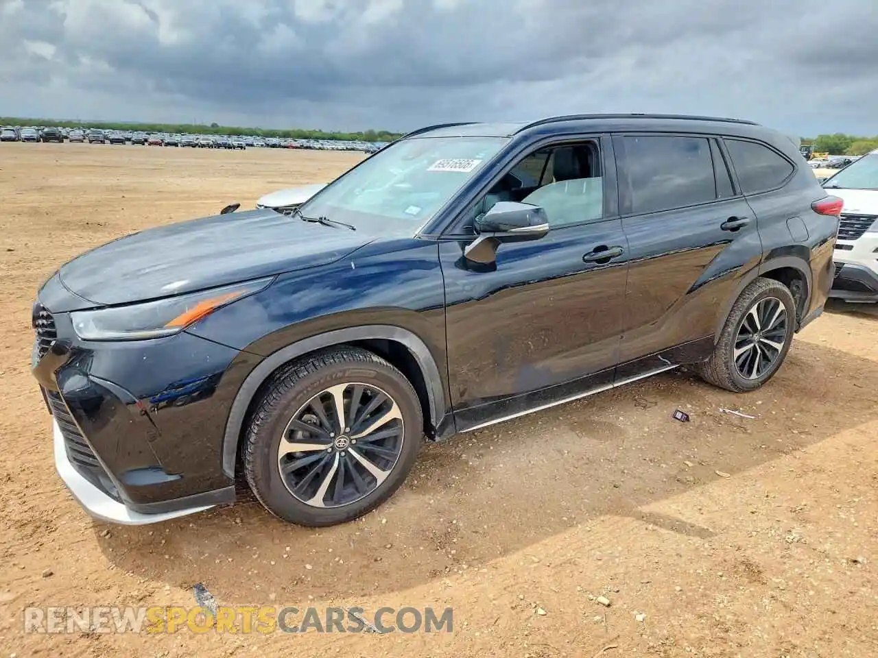 1 Photograph of a damaged car 5TDLZRAH6MS040534 TOYOTA HIGHLANDER 2021