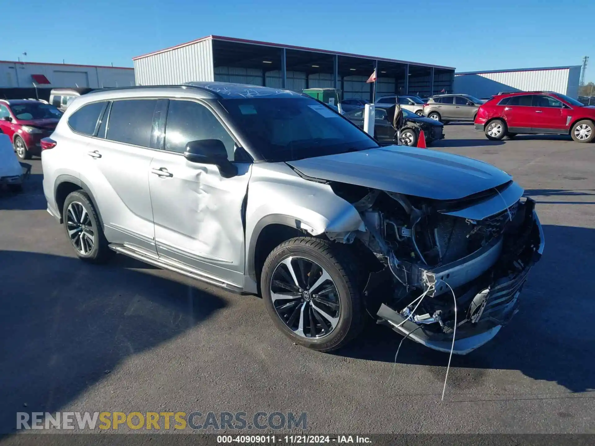 1 Photograph of a damaged car 5TDLZRAH8MS050420 TOYOTA HIGHLANDER 2021