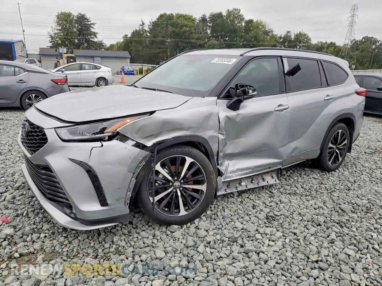 1 fotografías del automóvil dañado 5TDLZRAHXMS034039 TOYOTA HIGHLANDER 2021