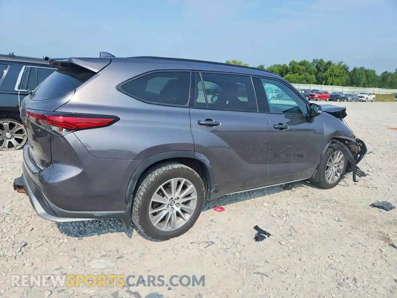 3 Photograph of a damaged car 5TDLZRBH0MS099917 TOYOTA HIGHLANDER 2021