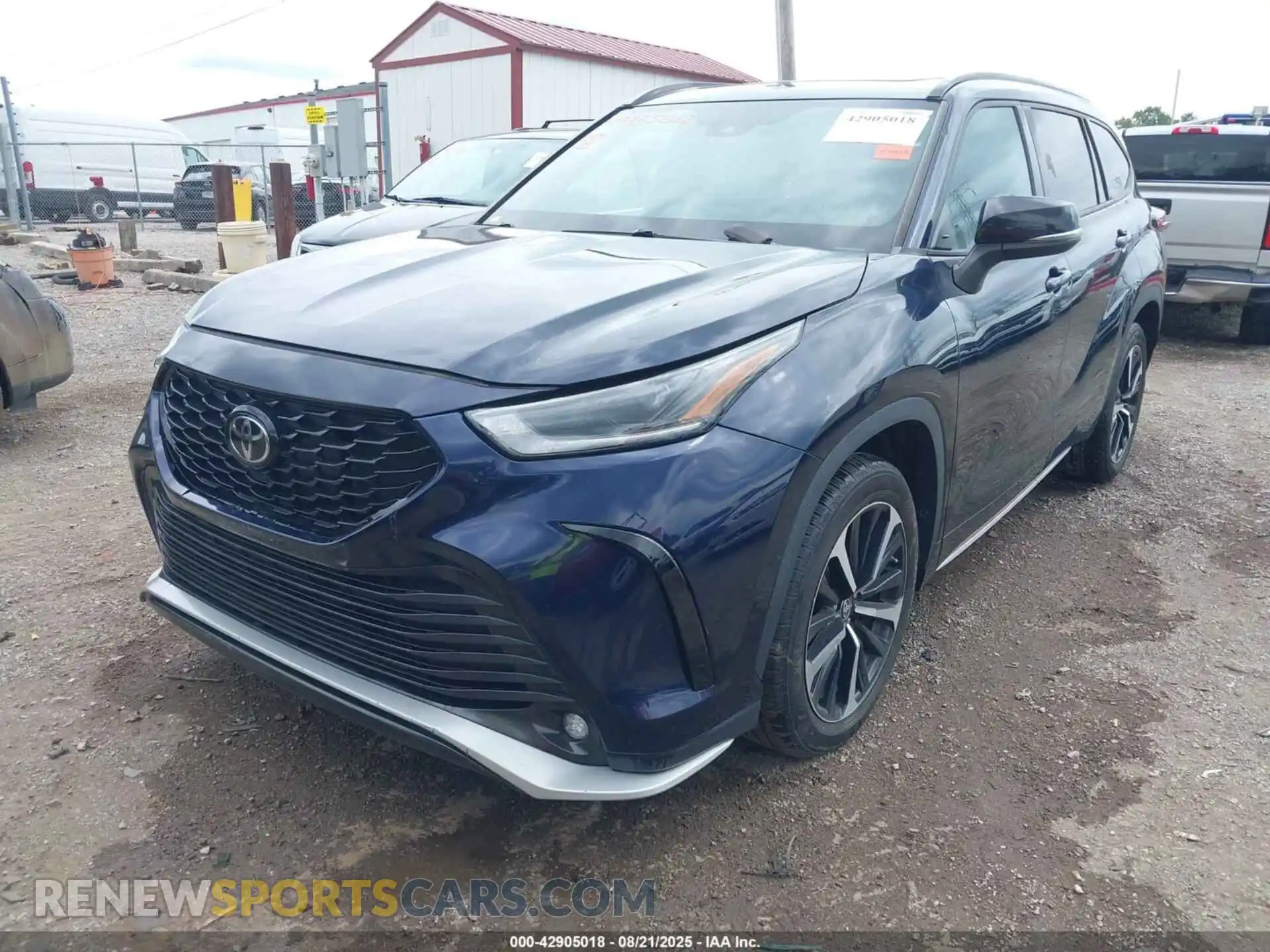 2 Photograph of a damaged car 5TDLZRBH0MS104081 TOYOTA HIGHLANDER 2021
