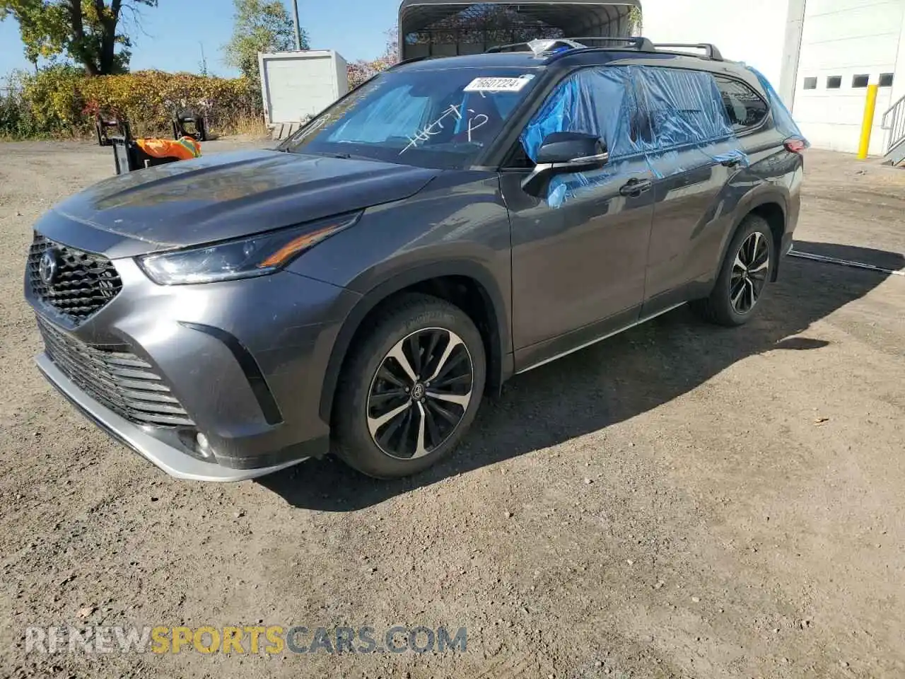 1 Photograph of a damaged car 5TDLZRBH0MS118448 TOYOTA HIGHLANDER 2021