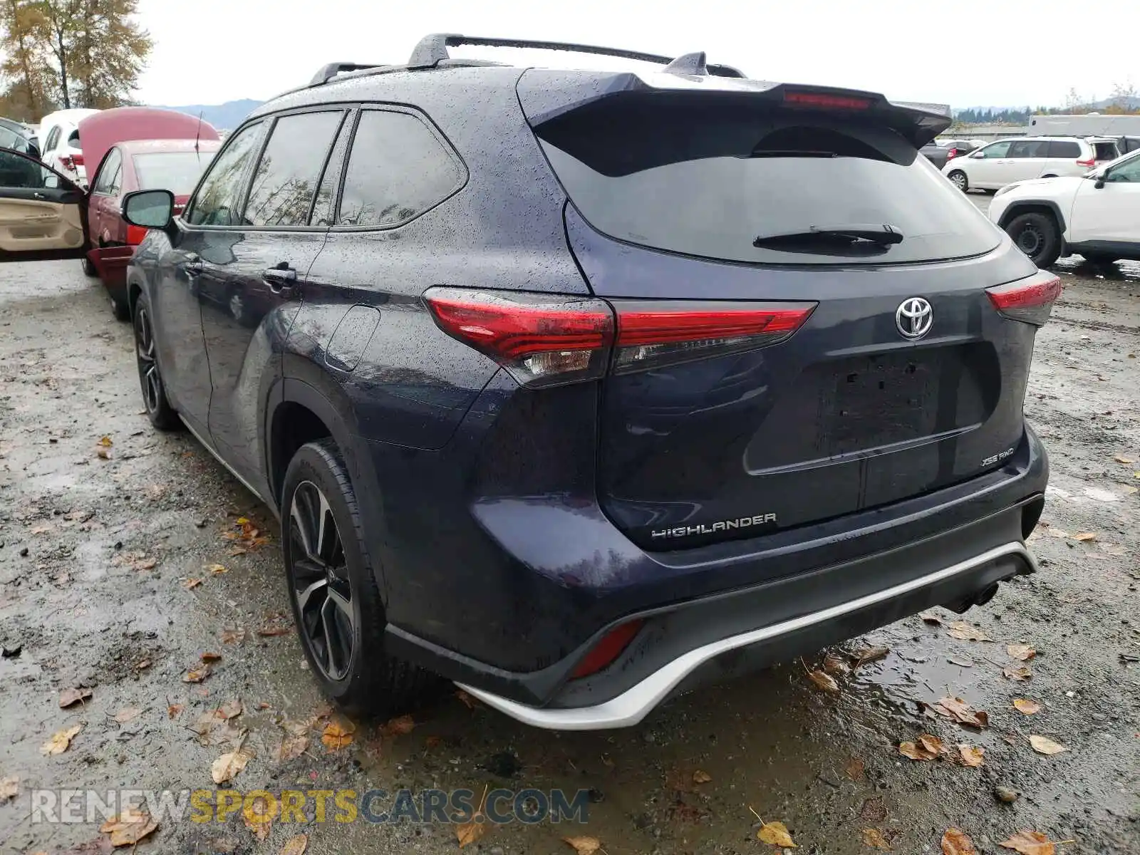 3 Photograph of a damaged car 5TDLZRBH1MS058874 TOYOTA HIGHLANDER 2021