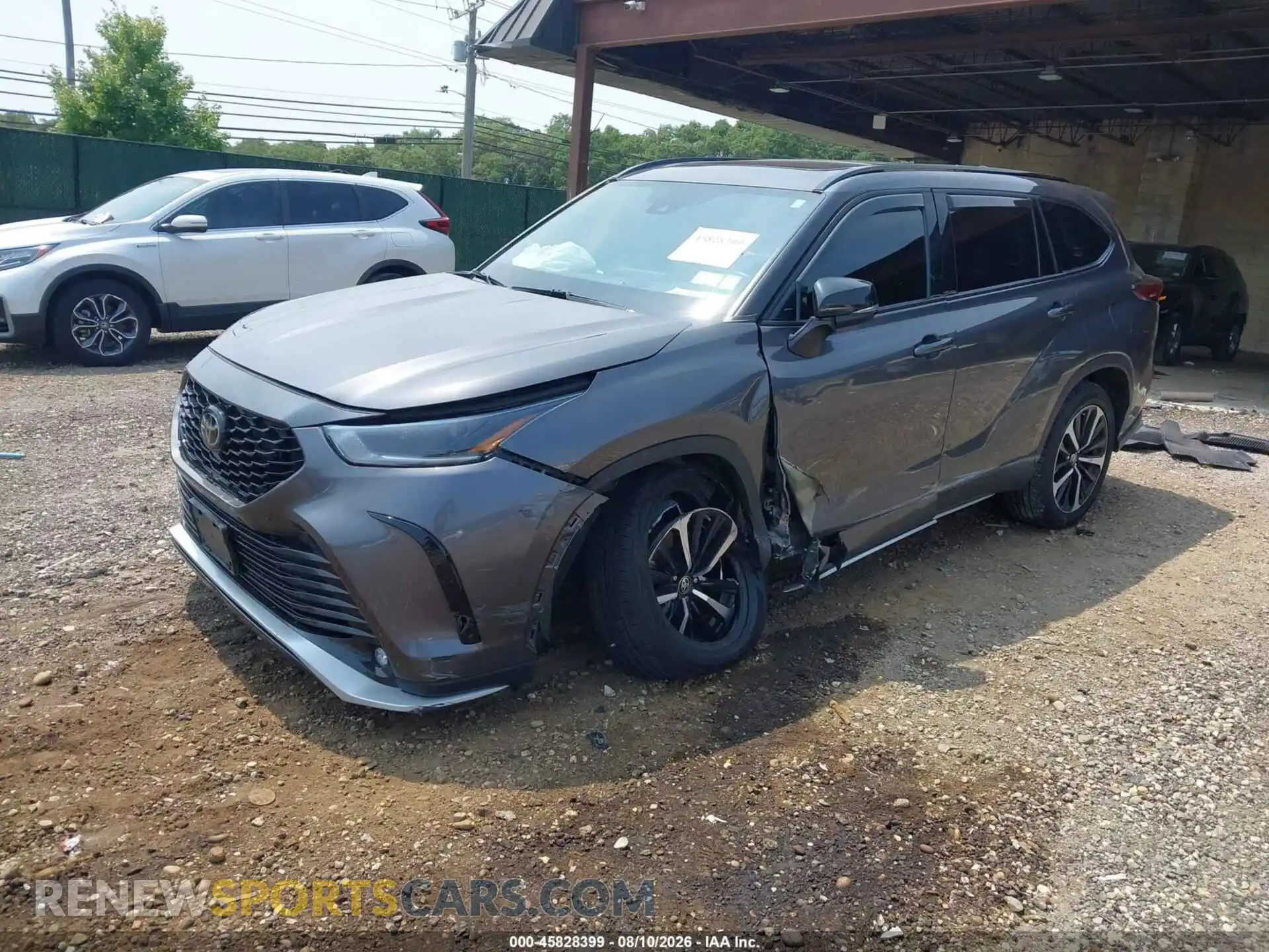 2 Photograph of a damaged car 5TDLZRBH1MS154794 TOYOTA HIGHLANDER 2021
