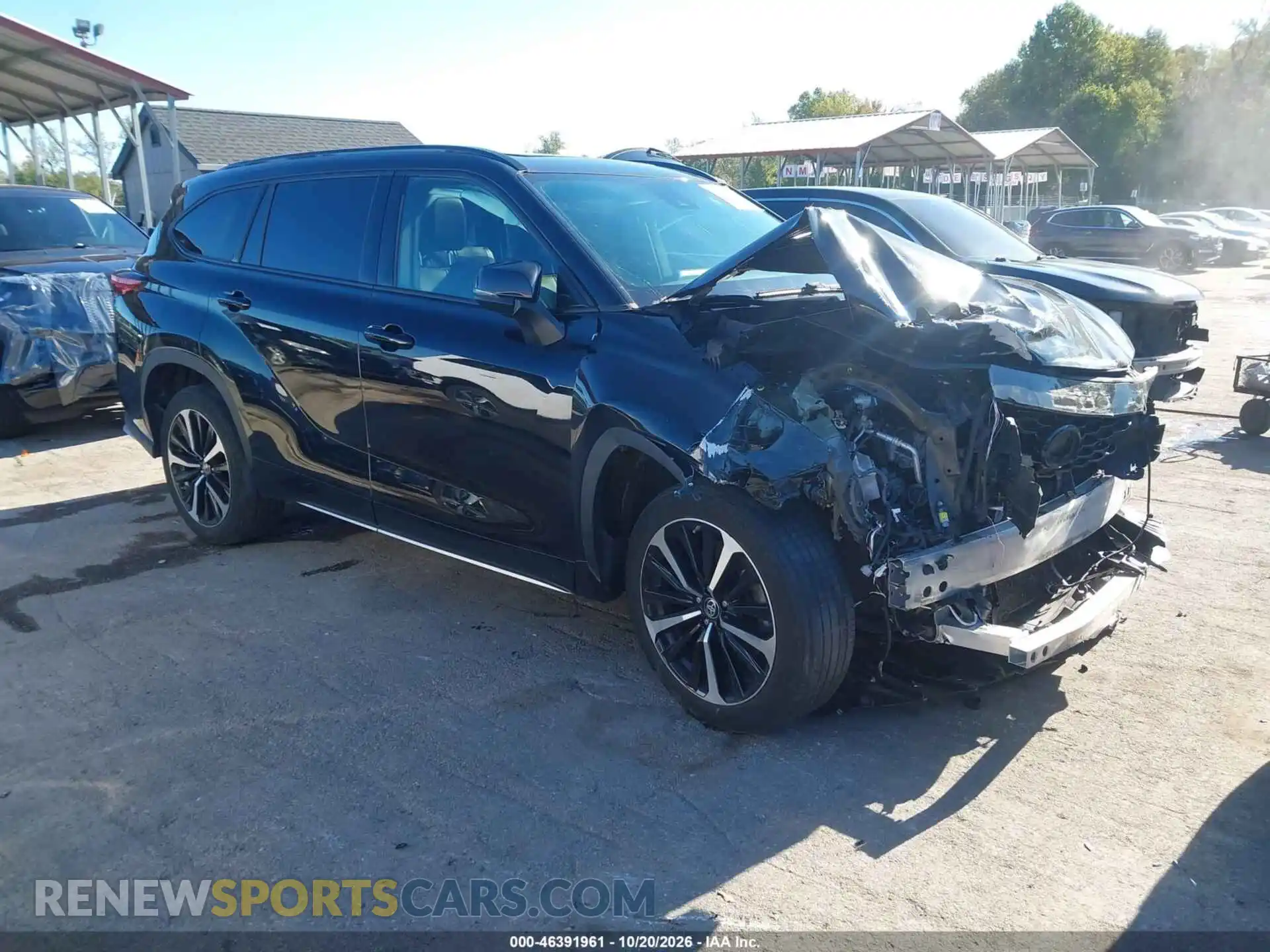 1 Photograph of a damaged car 5TDLZRBH2MS064330 TOYOTA HIGHLANDER 2021