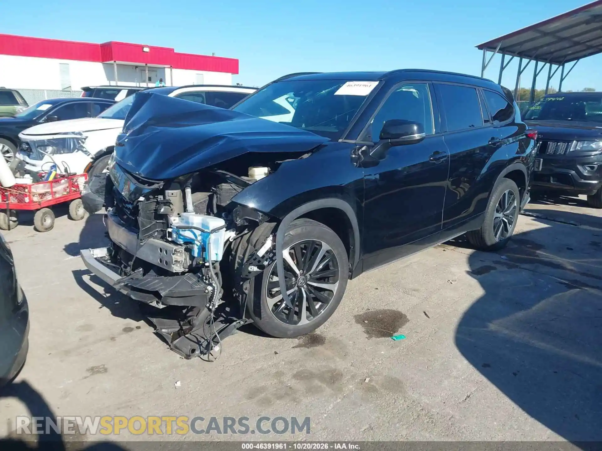 2 Photograph of a damaged car 5TDLZRBH2MS064330 TOYOTA HIGHLANDER 2021
