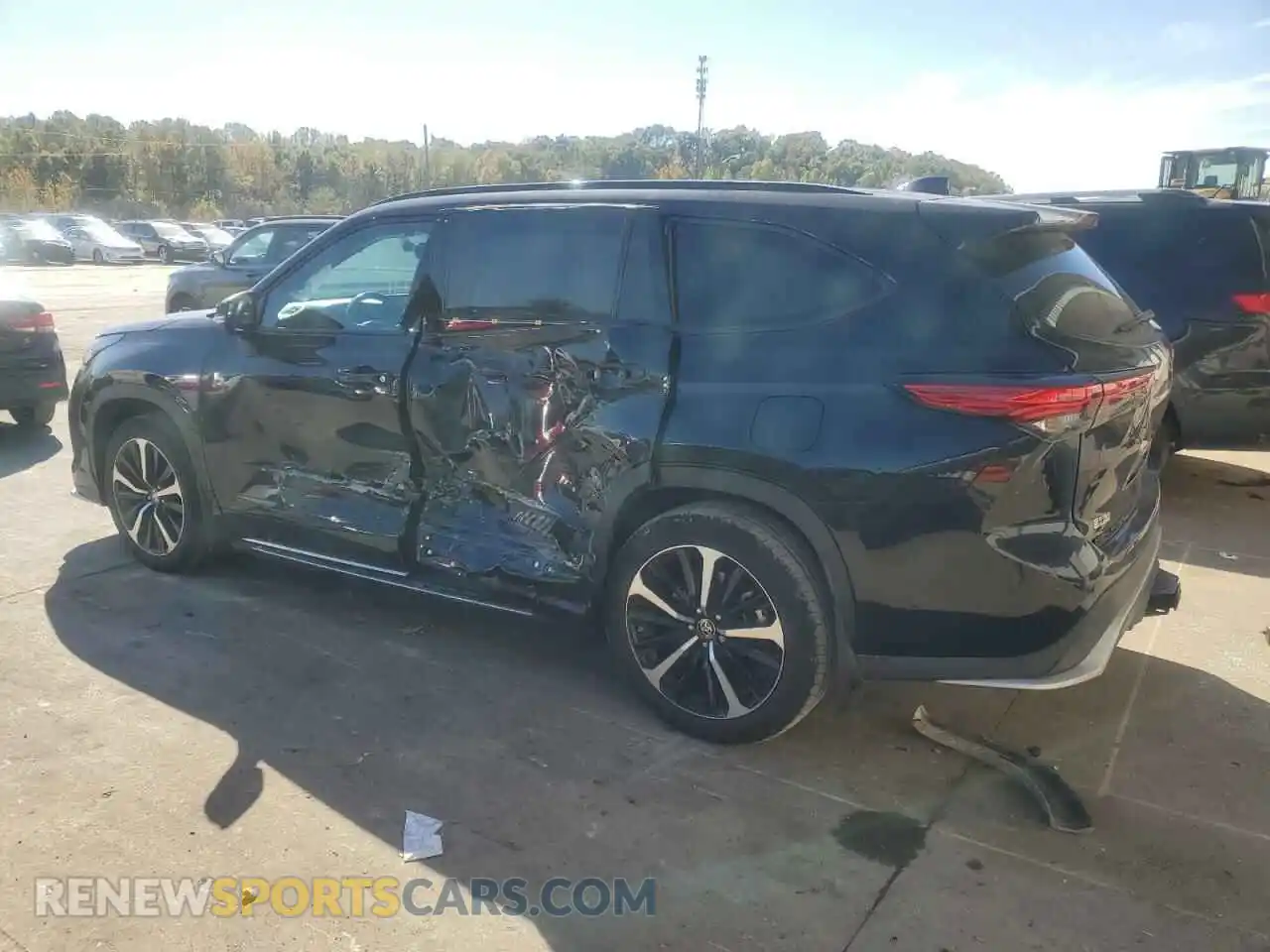 2 Photograph of a damaged car 5TDLZRBH2MS108133 TOYOTA HIGHLANDER 2021