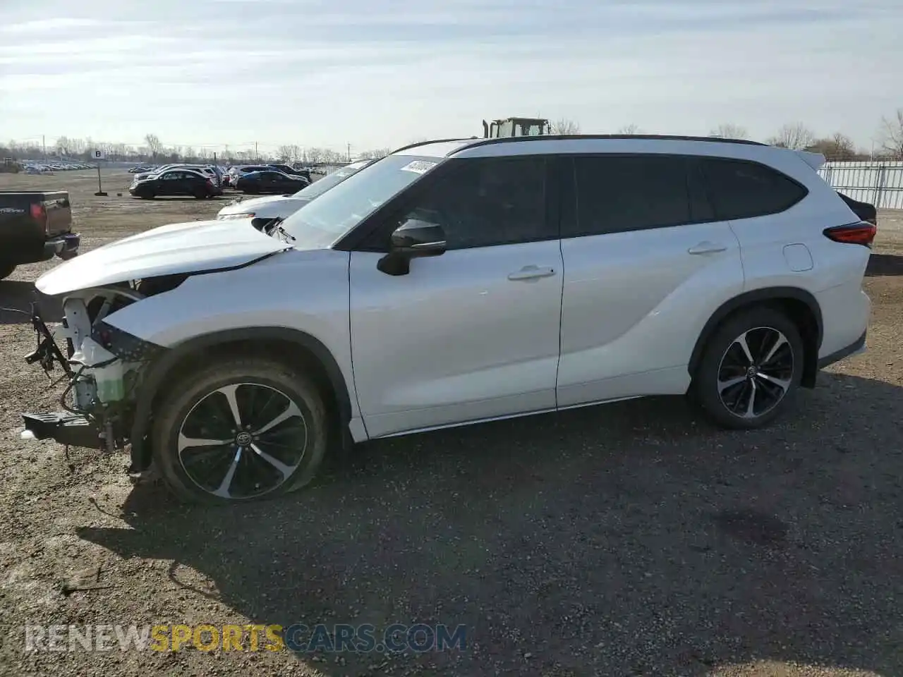 1 Photograph of a damaged car 5TDLZRBH4MS082330 TOYOTA HIGHLANDER 2021