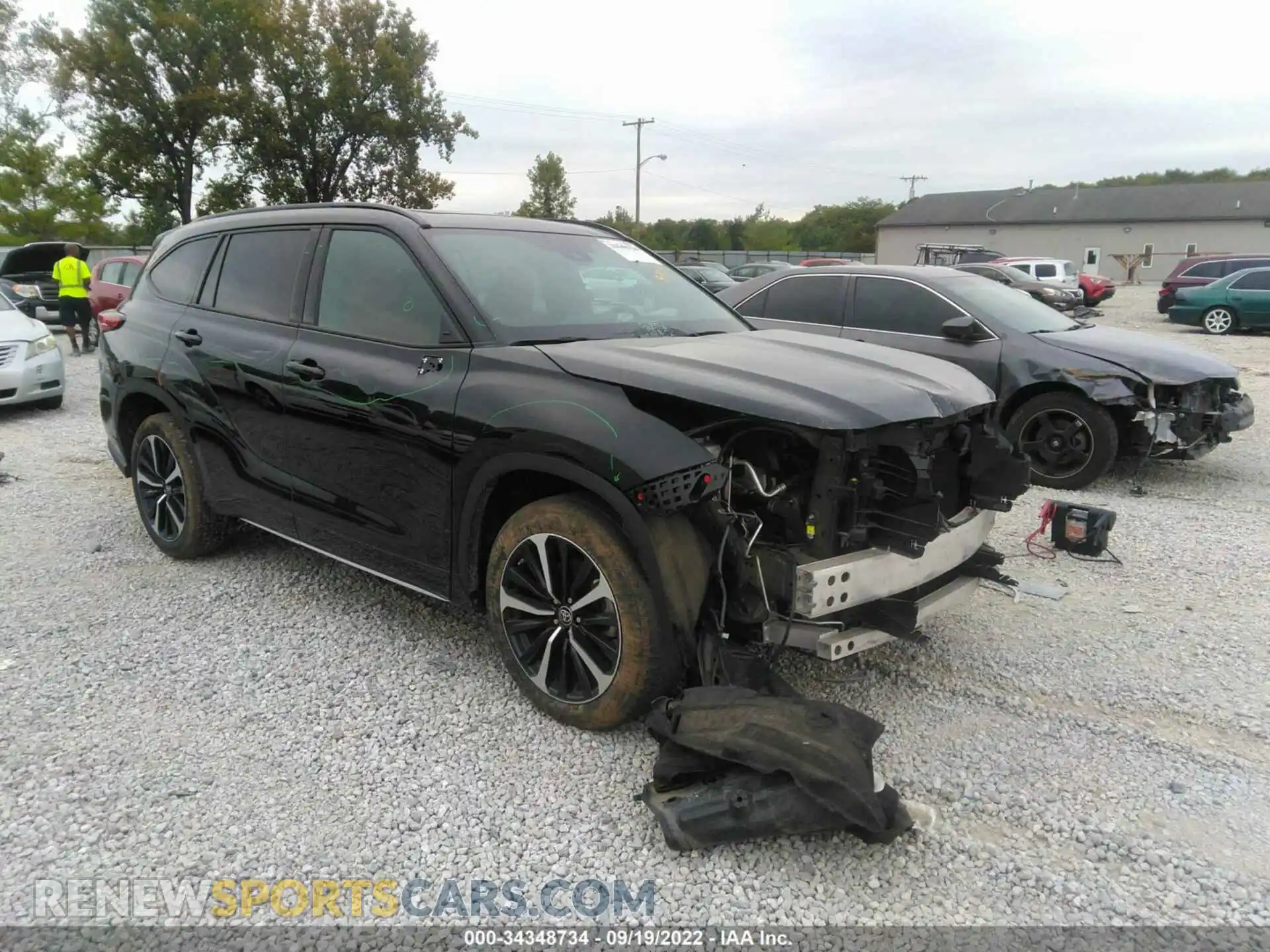 1 Photograph of a damaged car 5TDLZRBH4MS100521 TOYOTA HIGHLANDER 2021